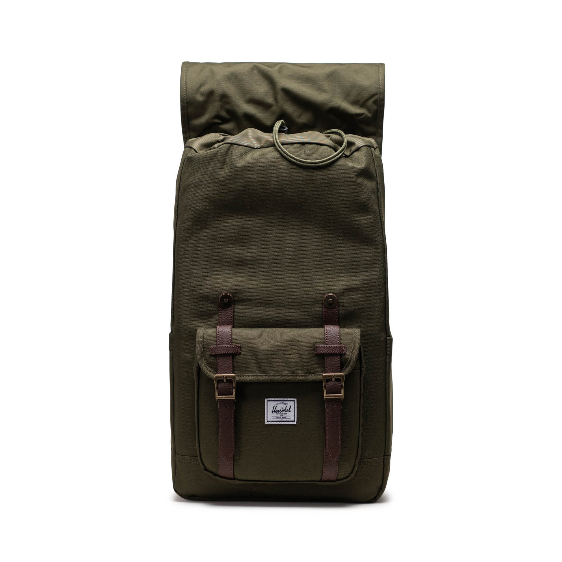 Haki Herschel Little America Su İtici Kumaş Sırt Çantası, 16" Laptop Uyumlu, 30 L