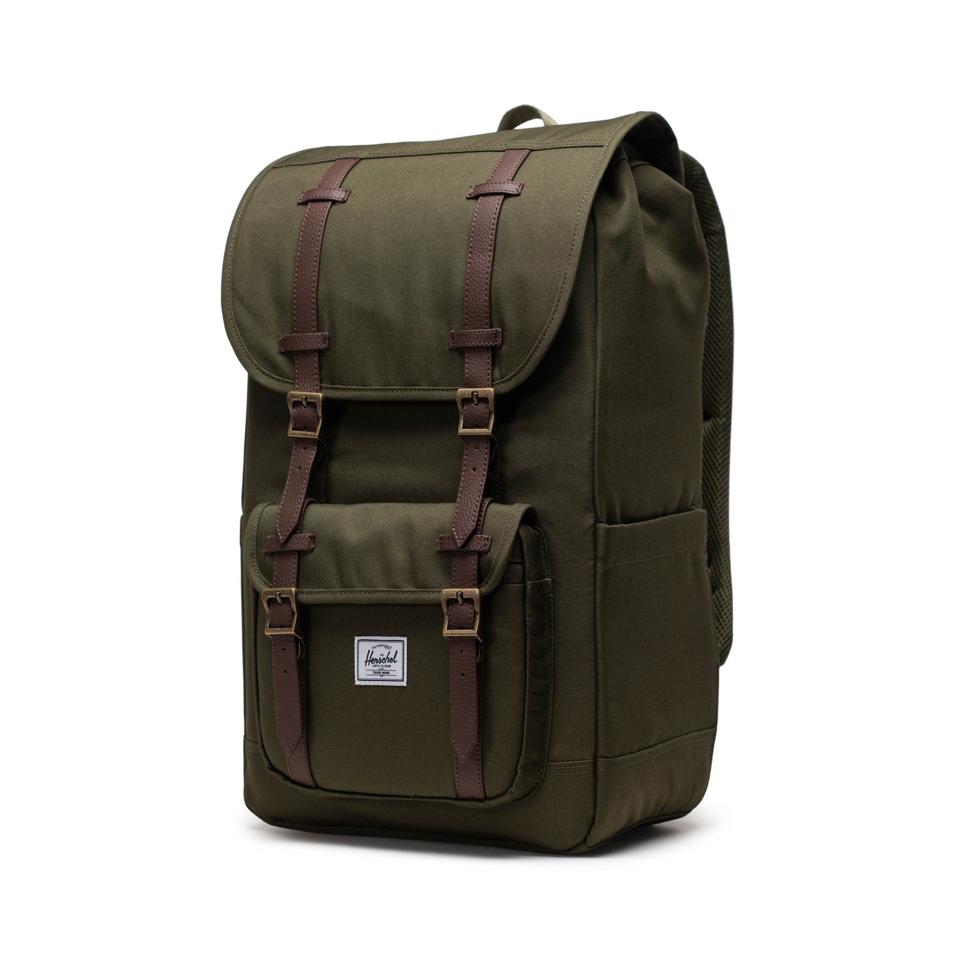 Haki Herschel Little America Su İtici Kumaş Sırt Çantası, 16" Laptop Uyumlu, 30 L