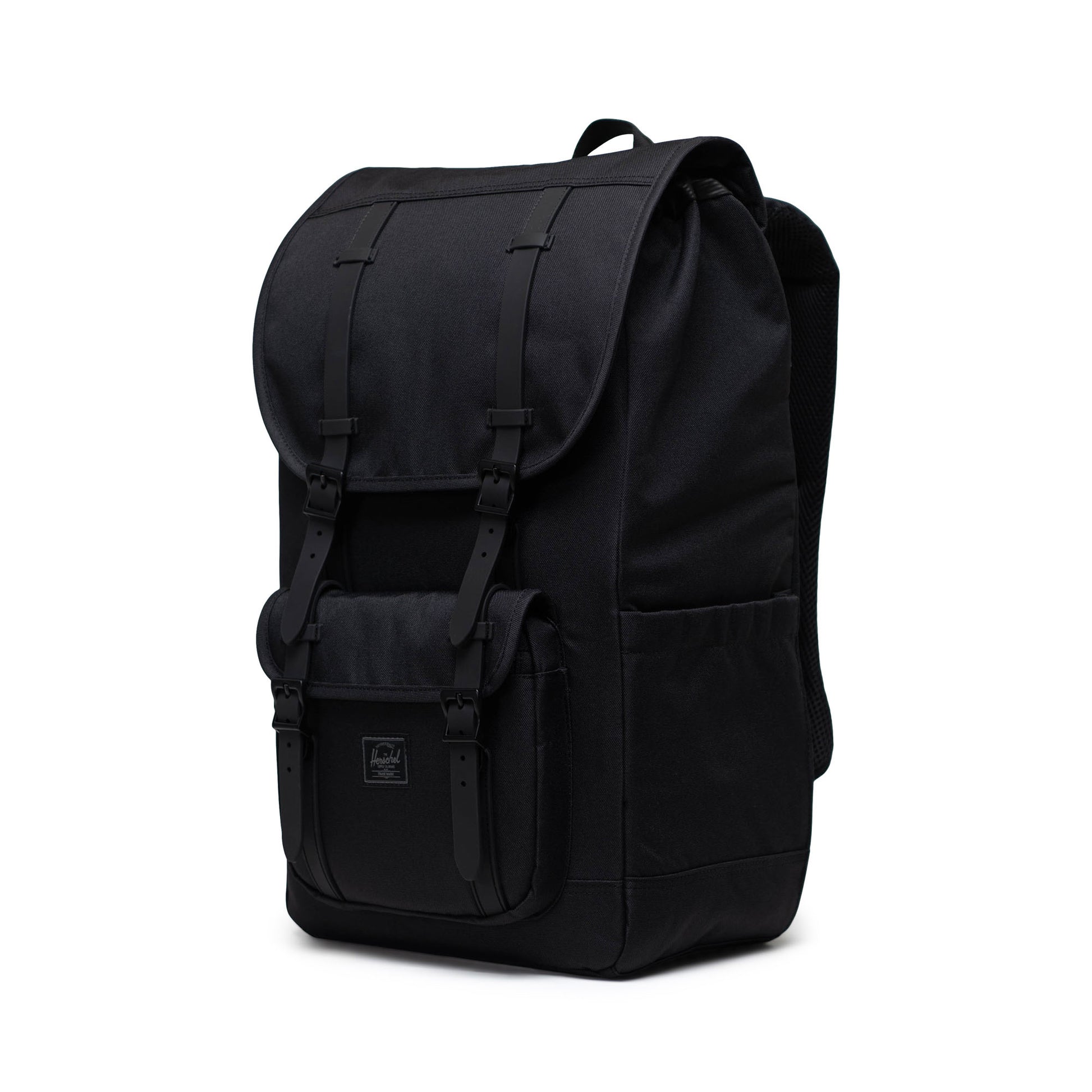 Siyah Tonal Herschel Little America Su İtici Kumaş Sırt Çantası, 16" Laptop Uyumlu, 30 L