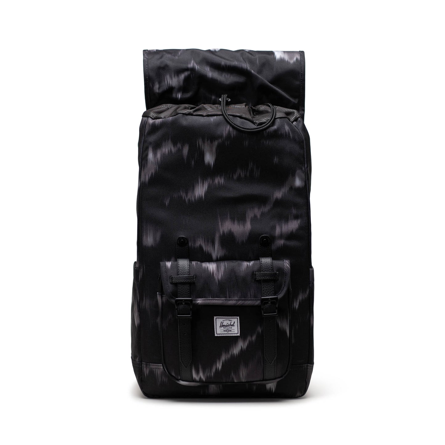 Siyah Füme Desenli Herschel Little America Su İtici Kumaş Sırt Çantası, 16" Laptop Uyumlu, 30 L