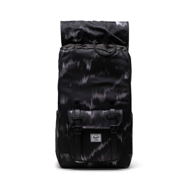 Siyah Füme Desenli Herschel Little America Su İtici Kumaş Sırt Çantası, 16" Laptop Uyumlu, 30 L