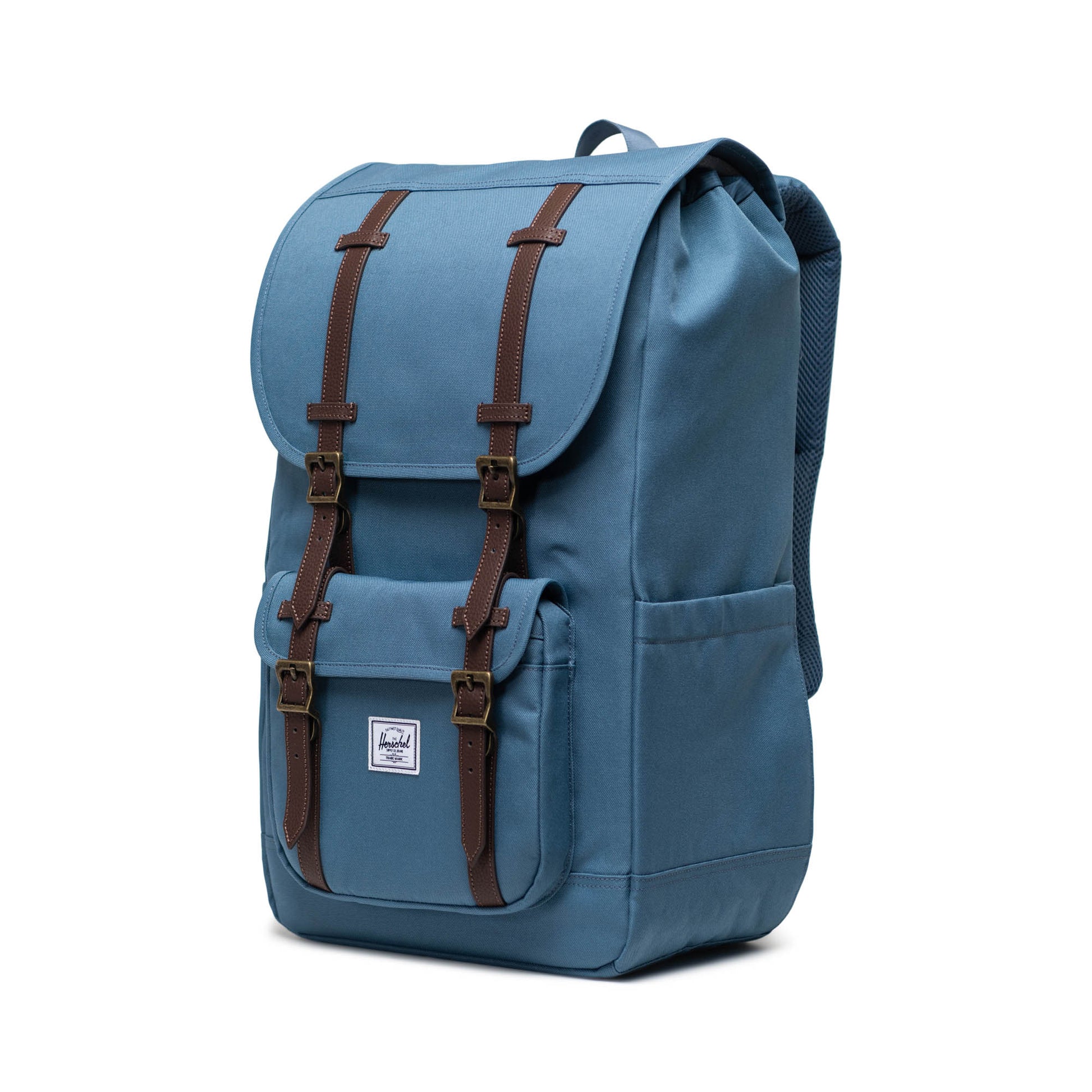 Çelik Mavisi Herschel Little America Su İtici Kumaş Sırt Çantası, 16" Laptop Uyumlu, 30 L