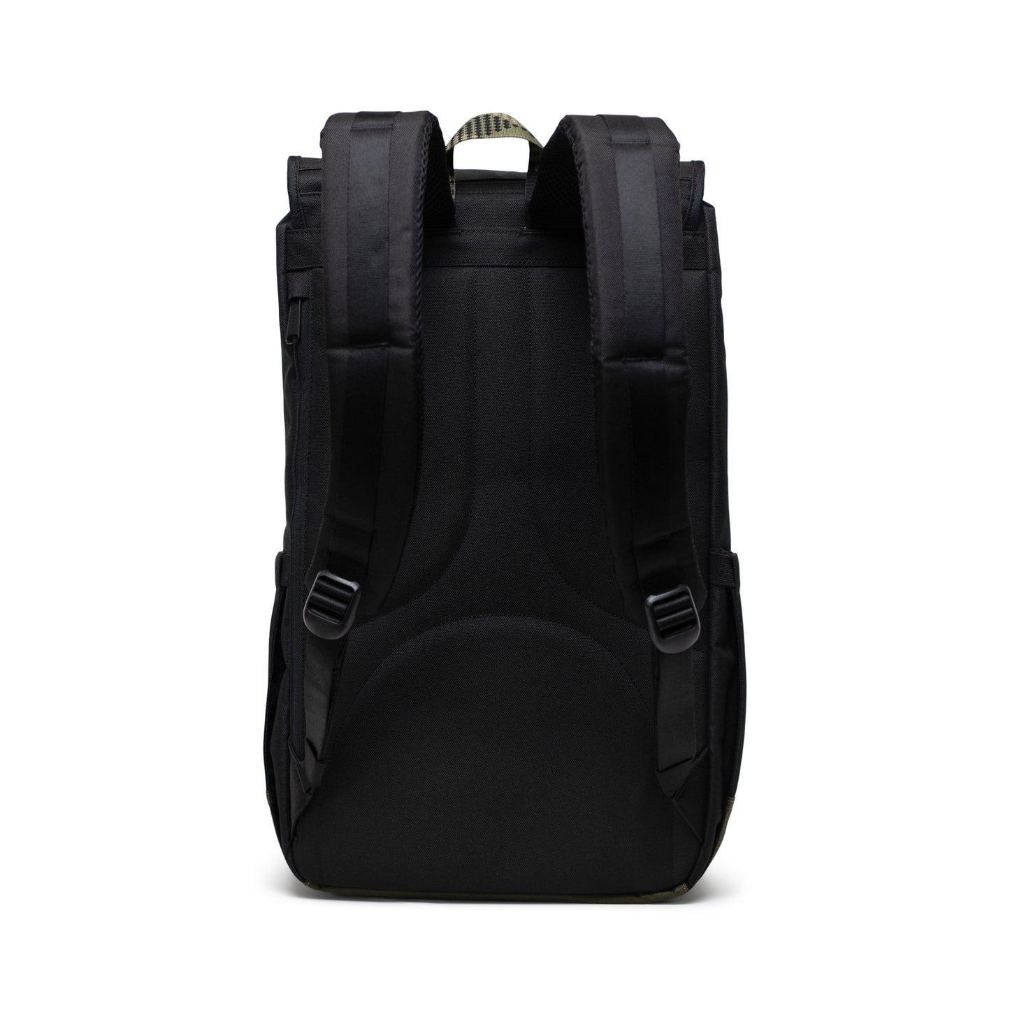 Siyah - Koyu Yeşil Herschel Little America Su İtici Kumaş Sırt Çantası, 16" Laptop Uyumlu, 30 L