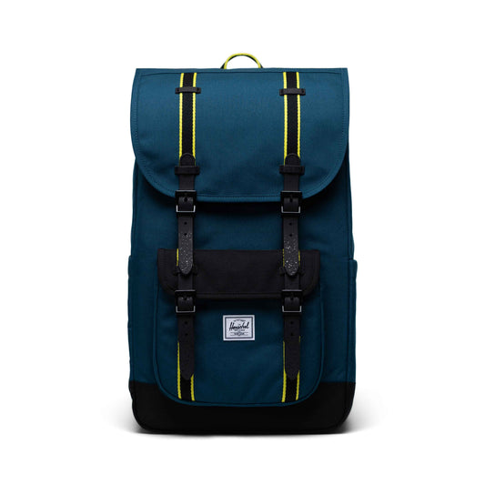 Koyu Petrol Mavisi Herschel Little America Su İtici Kumaş Sırt Çantası, 16" Laptop Uyumlu, 30 L
