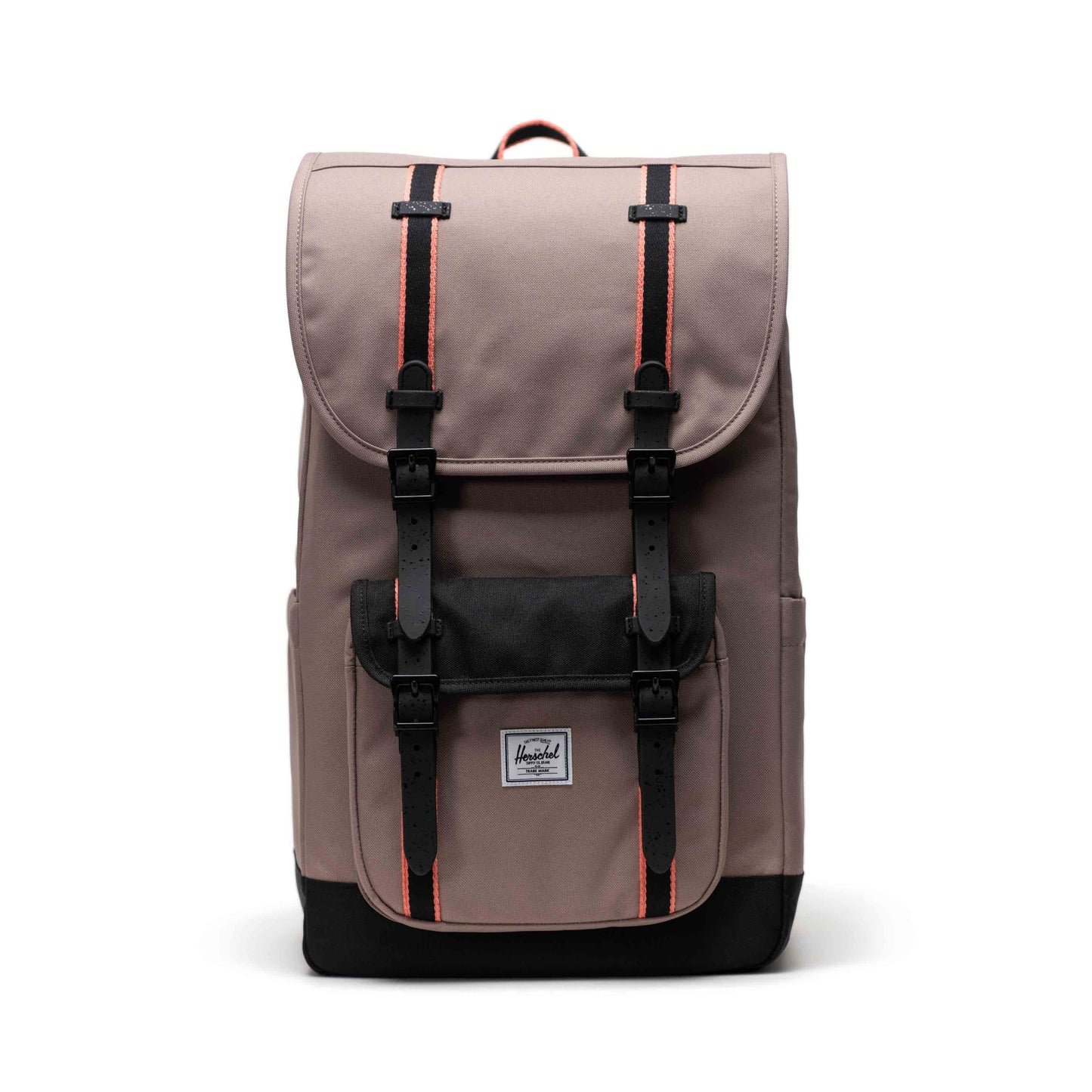 Vizon - Siyah Herschel Little America Su İtici Kumaş Sırt Çantası, 16" Laptop Uyumlu, 30 L
