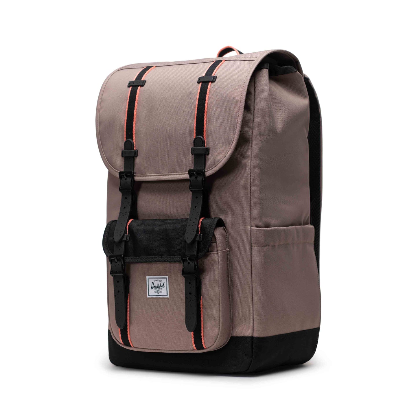 Vizon - Siyah Herschel Little America Su İtici Kumaş Sırt Çantası, 16" Laptop Uyumlu, 30 L