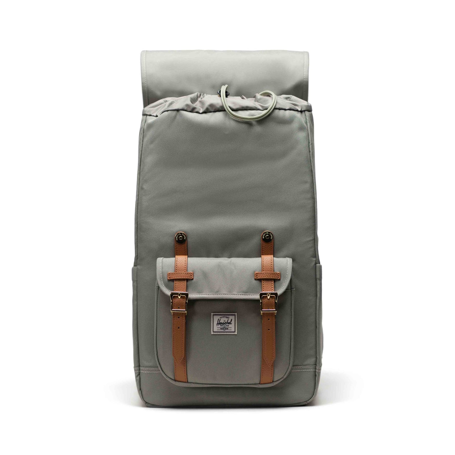 Puslu Yeşil Herschel Little America Su İtici Kumaş Sırt Çantası, 16" Laptop Uyumlu, 30 L