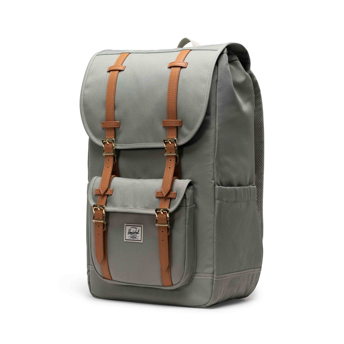 Puslu Yeşil Herschel Little America Su İtici Kumaş Sırt Çantası, 16" Laptop Uyumlu, 30 L