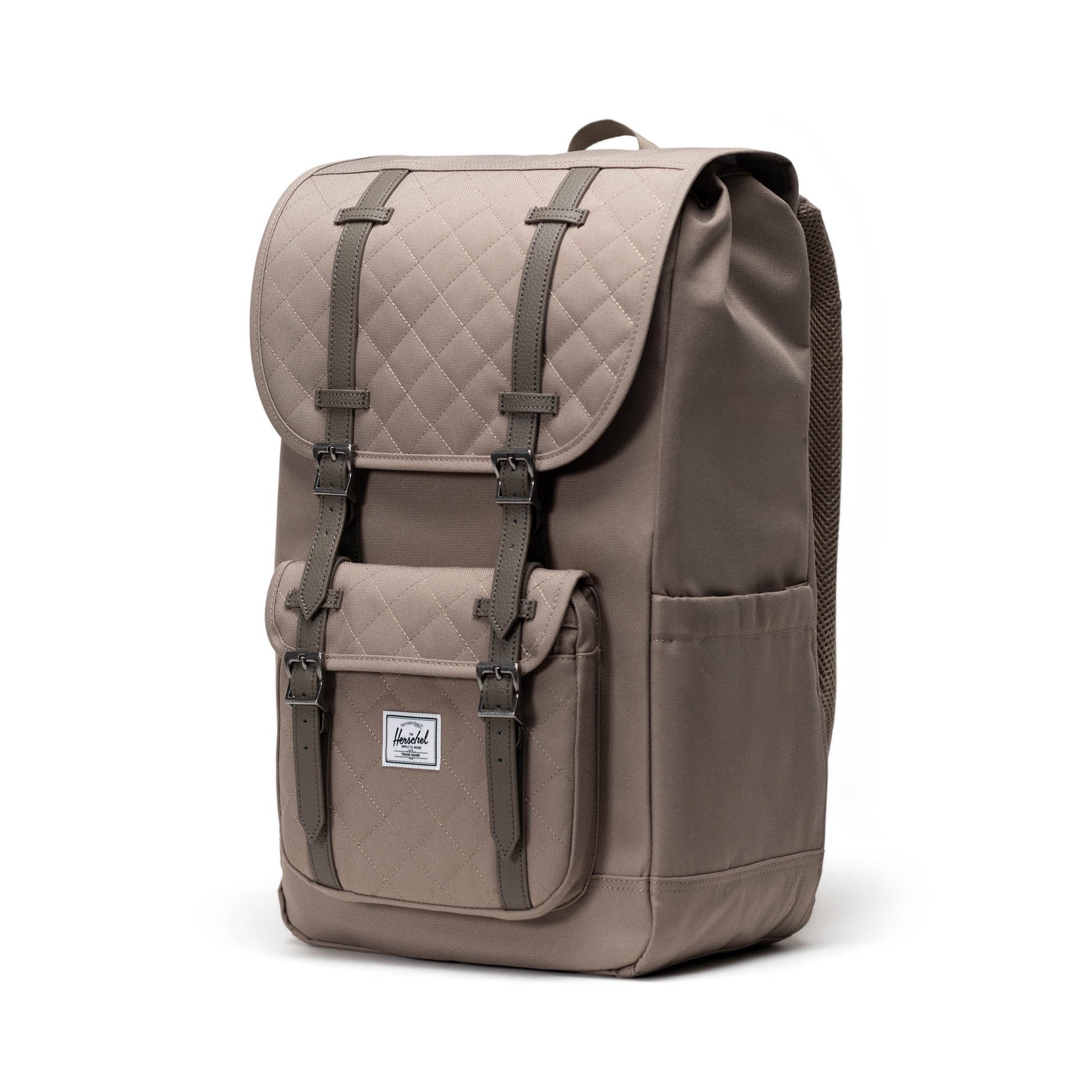 Vizon Kapitone Herschel Little America Su İtici Kumaş Sırt Çantası, 16" Laptop Uyumlu, 30 L
