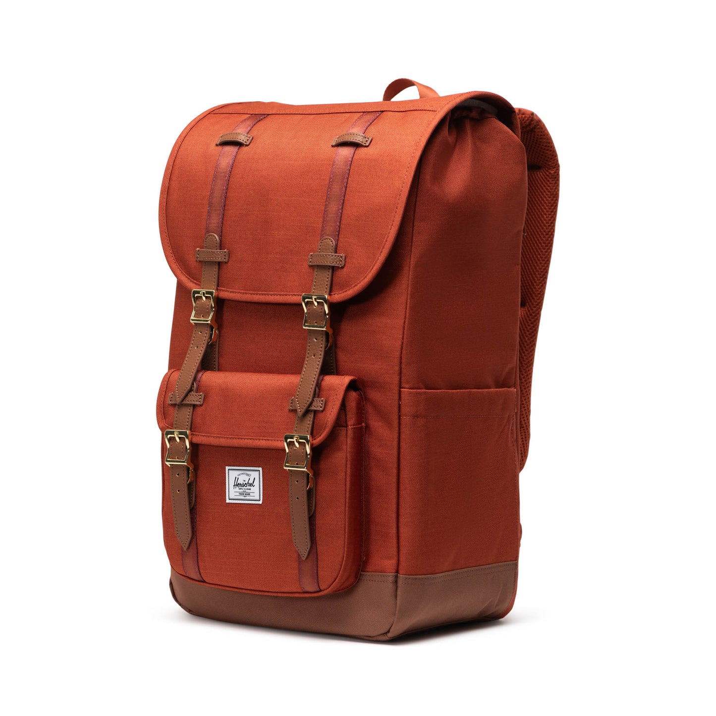 Dokulu Kiremit - Taba Herschel Little America Su İtici Kumaş Sırt Çantası, 16" Laptop Uyumlu, 30 L