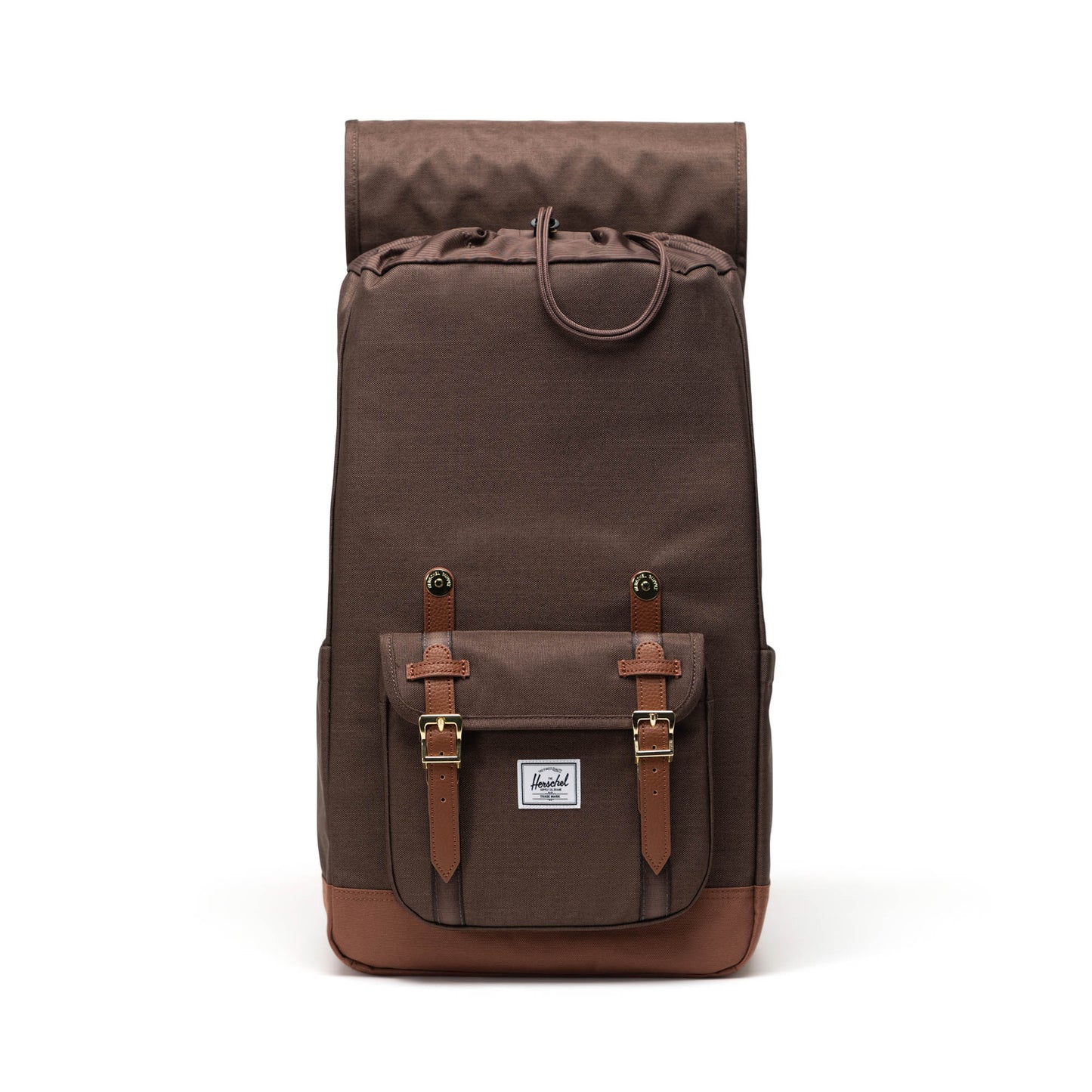 Dokulu Kahve - Taba Herschel Little America Su İtici Kumaş Sırt Çantası, 16" Laptop Uyumlu, 30 L