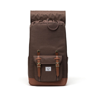 Dokulu Kahve - Taba Herschel Little America Su İtici Kumaş Sırt Çantası, 16" Laptop Uyumlu, 30 L