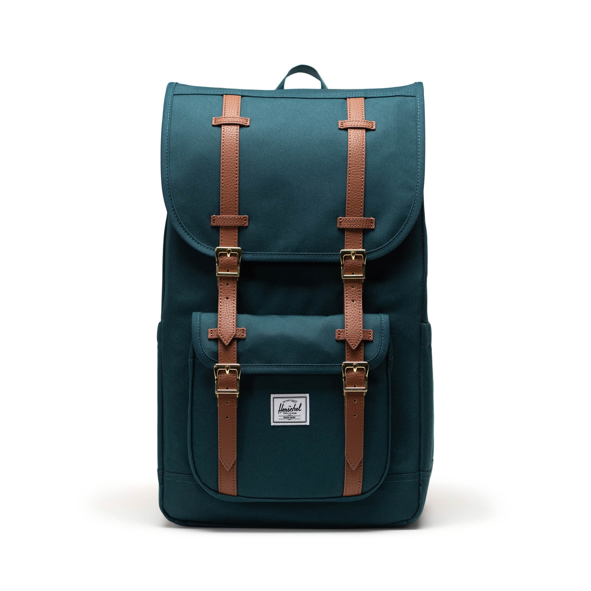 Petrol Mavisi Herschel Little America Su İtici Kumaş Sırt Çantası, 16" Laptop Uyumlu, 30 L