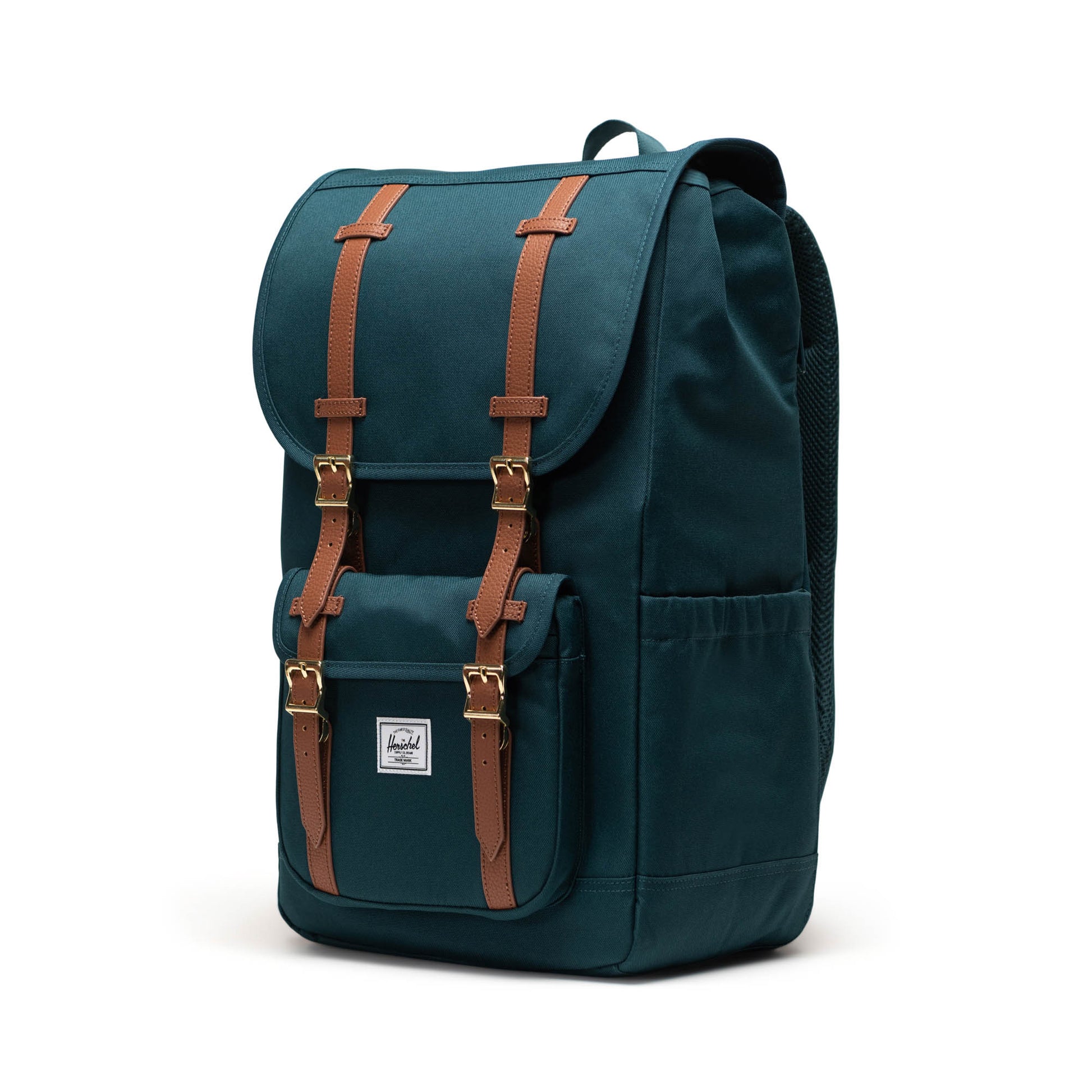Petrol Mavisi Herschel Little America Su İtici Kumaş Sırt Çantası, 16" Laptop Uyumlu, 30 L