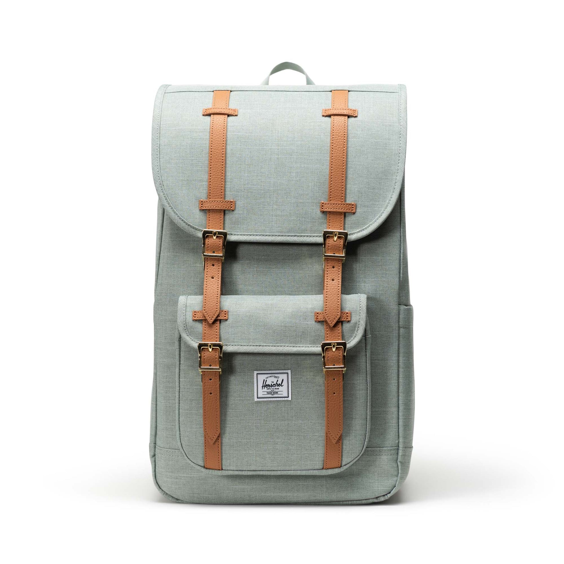 Kırçıllı Mint Yeşili Herschel Little America Su İtici Kumaş Sırt Çantası, 16" Laptop Uyumlu, 30 L