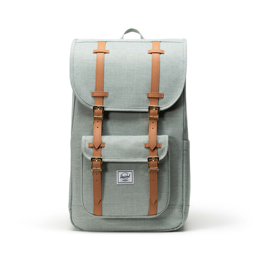 Kırçıllı Mint Yeşili Herschel Little America Su İtici Kumaş Sırt Çantası, 16" Laptop Uyumlu, 30 L