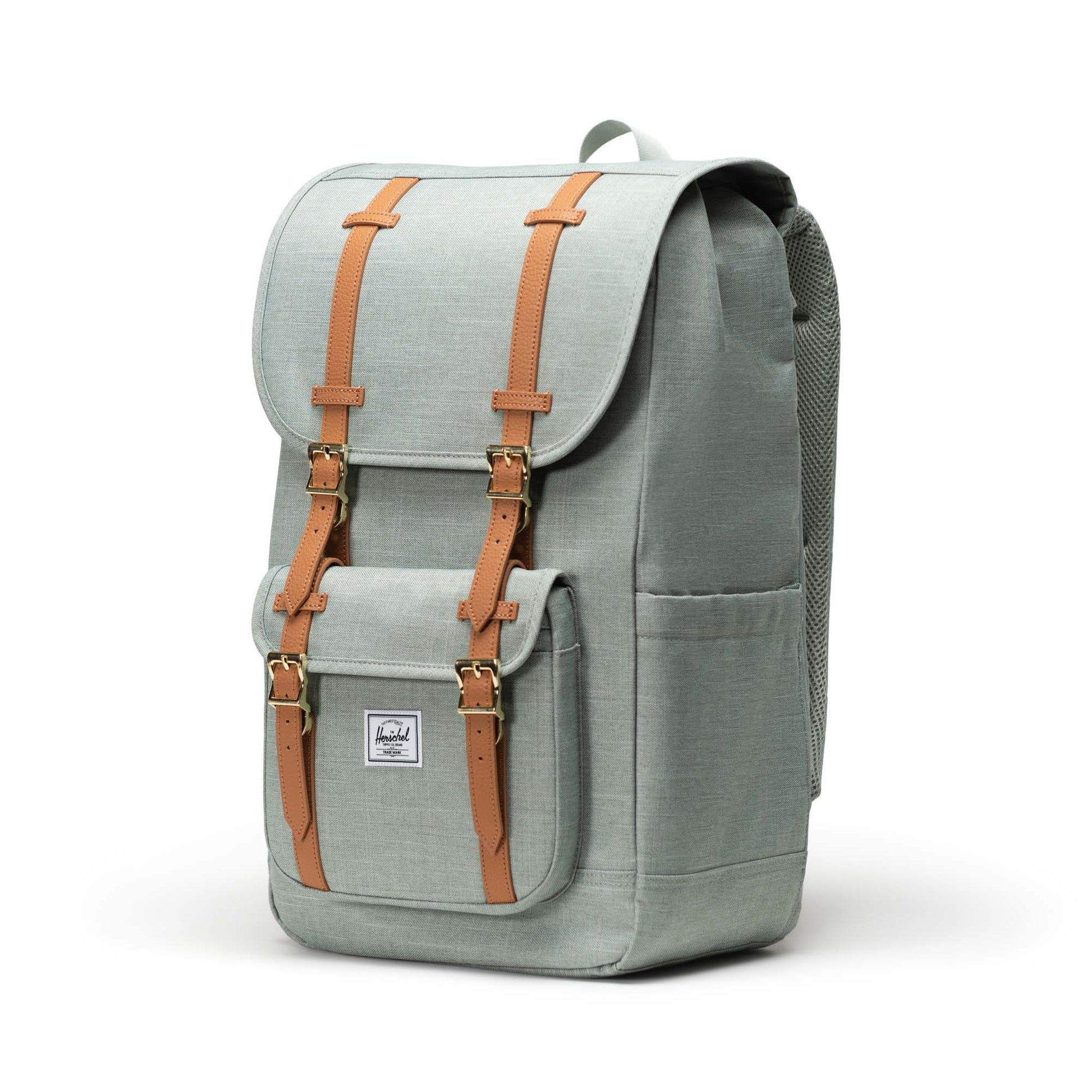 Kırçıllı Mint Yeşili Herschel Little America Su İtici Kumaş Sırt Çantası, 16" Laptop Uyumlu, 30 L