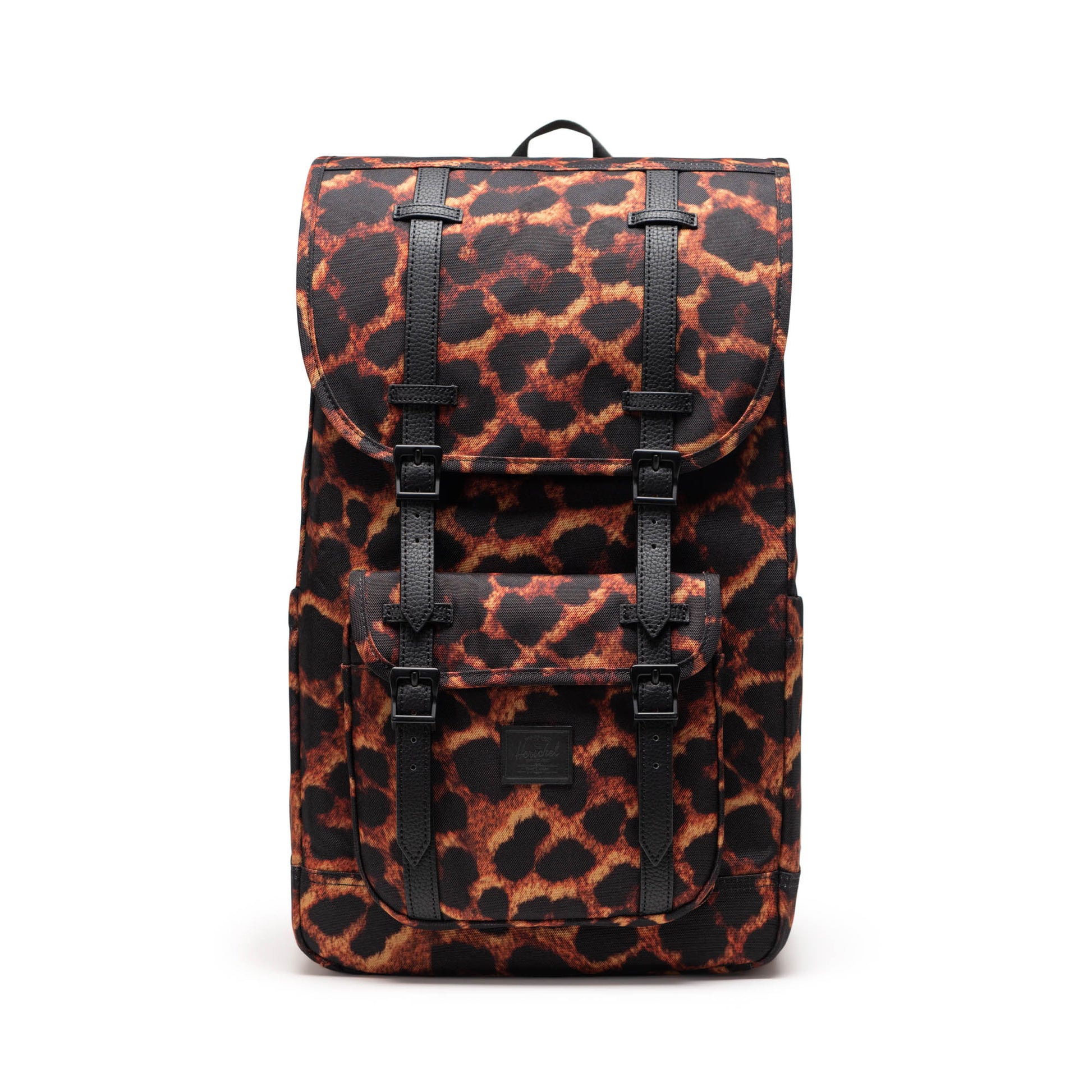 Dijital Leopar Herschel Little America Su İtici Kumaş Sırt Çantası, 16" Laptop Uyumlu, 30 L