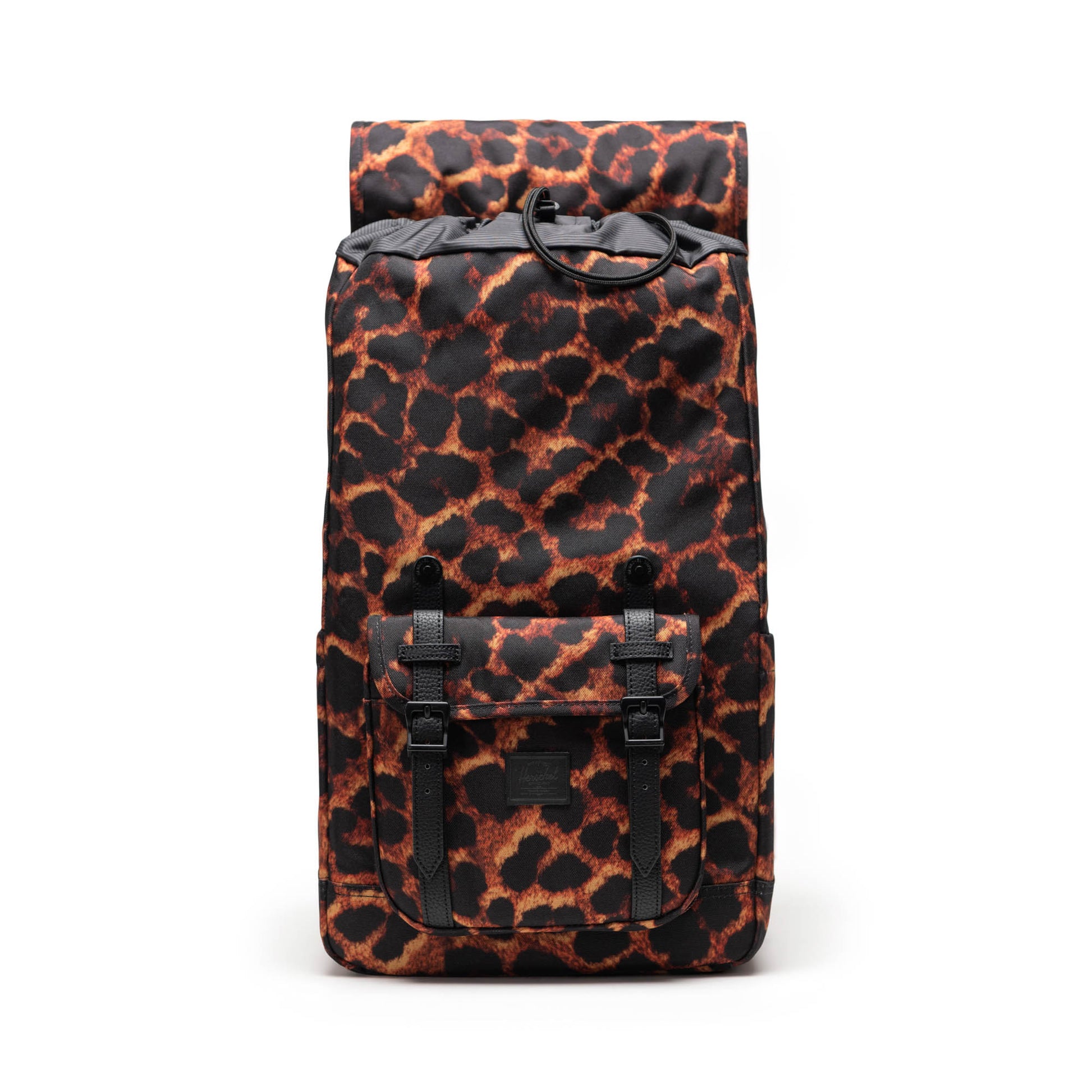 Dijital Leopar Herschel Little America Su İtici Kumaş Sırt Çantası, 16" Laptop Uyumlu, 30 L