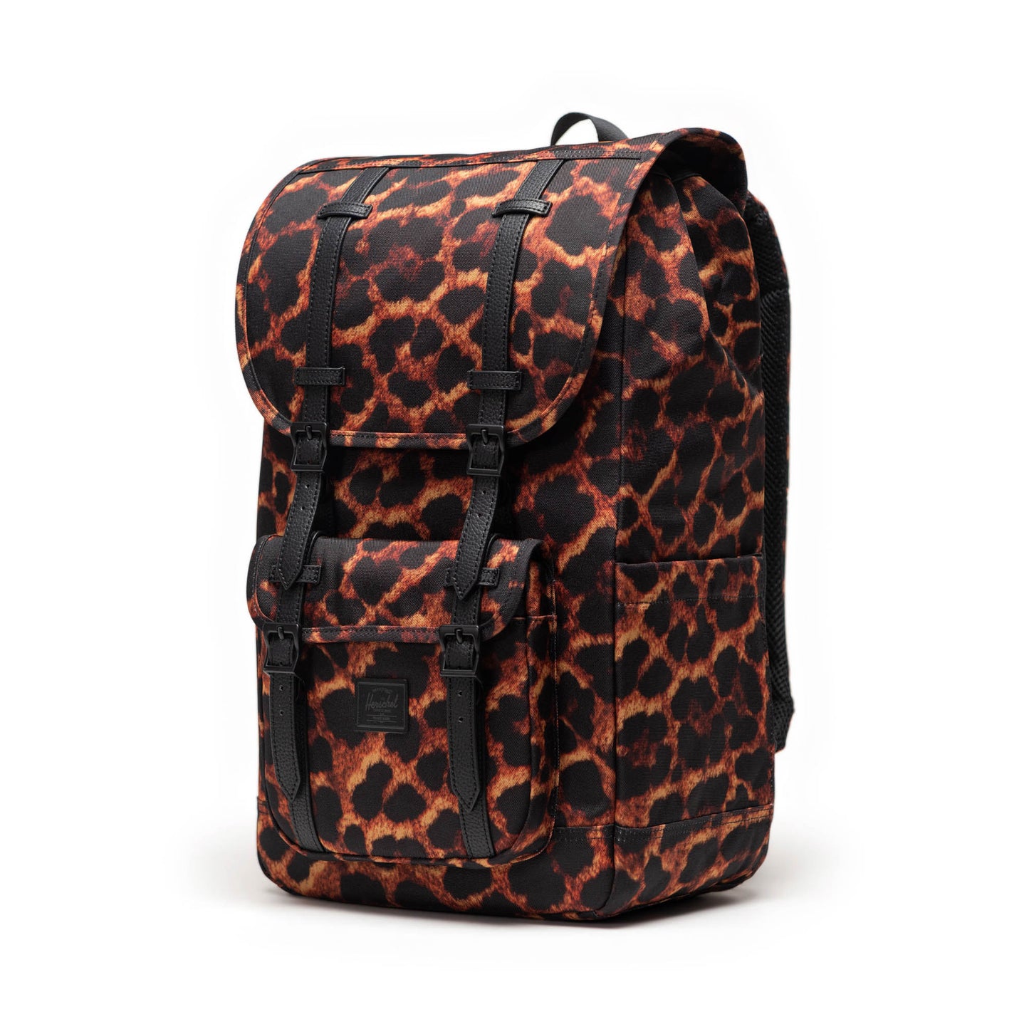 Dijital Leopar Herschel Little America Su İtici Kumaş Sırt Çantası, 16" Laptop Uyumlu, 30 L