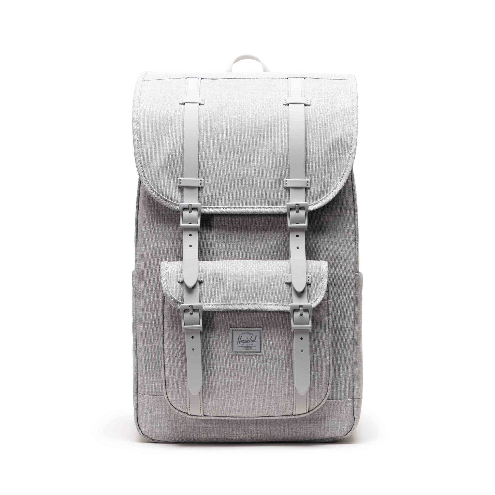 Kırçıllı Keten Gri Herschel Little America Su İtici Kumaş Sırt Çantası, 16" Laptop Uyumlu, 30 L