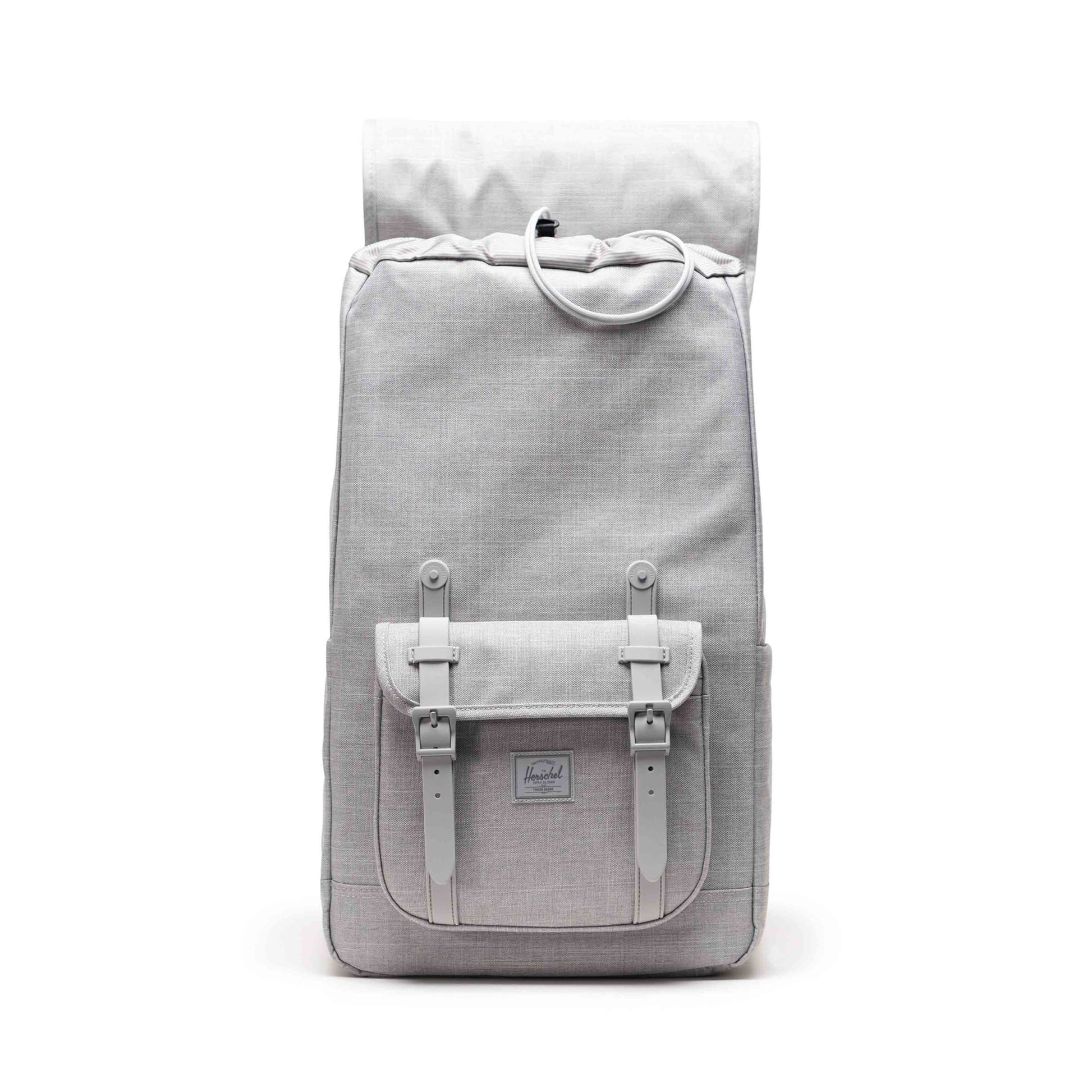 Kırçıllı Keten Gri Herschel Little America Su İtici Kumaş Sırt Çantası, 16" Laptop Uyumlu, 30 L