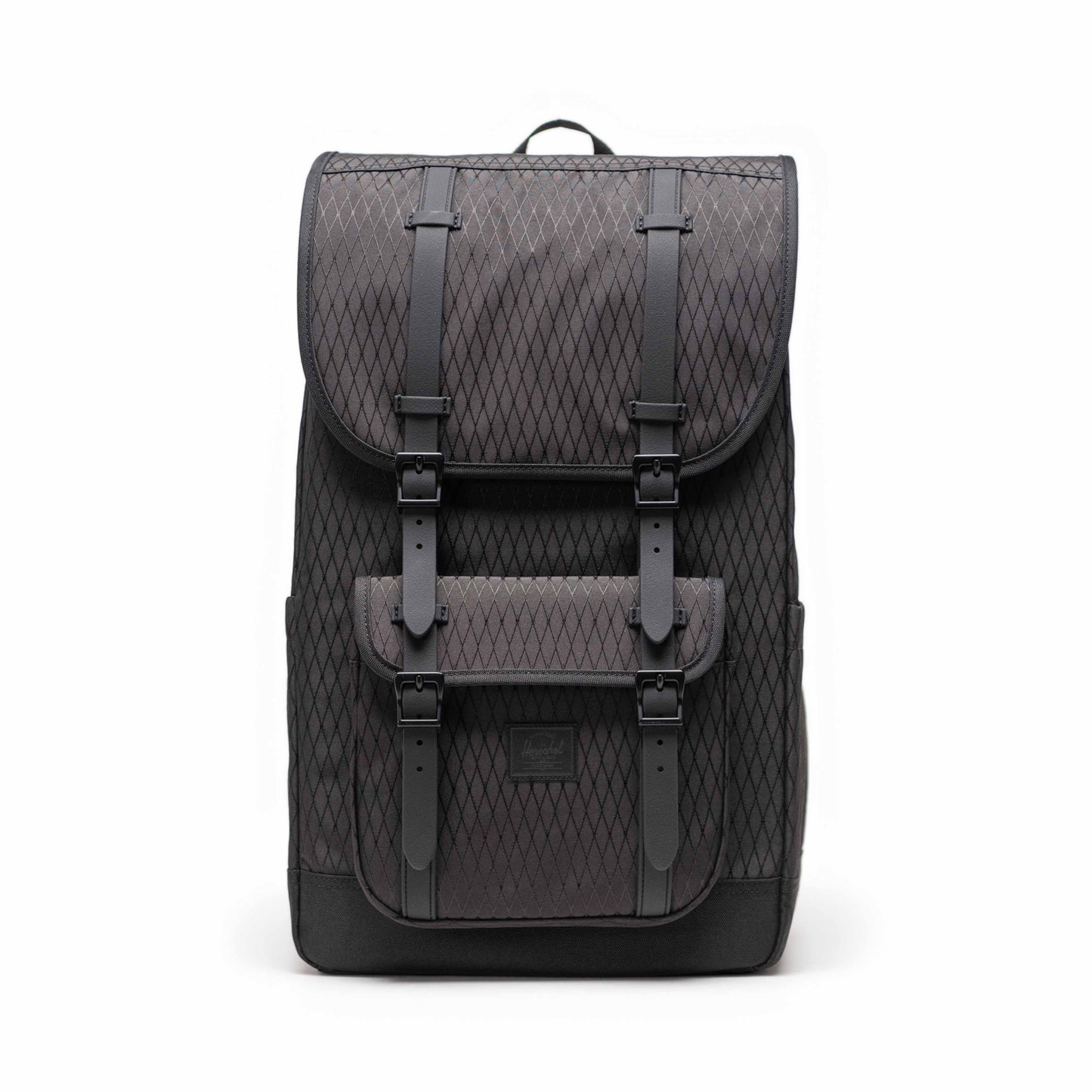 Elmas Dokulu Siyah Herschel Little America Su İtici Kumaş Sırt Çantası, 16" Laptop Uyumlu, 30 L