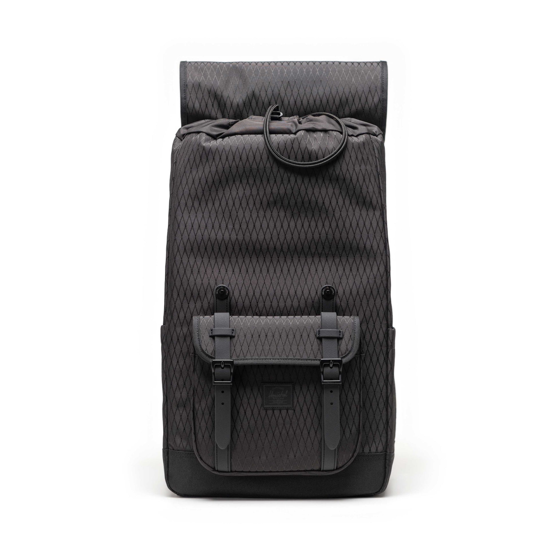 Elmas Dokulu Siyah Herschel Little America Su İtici Kumaş Sırt Çantası, 16" Laptop Uyumlu, 30 L