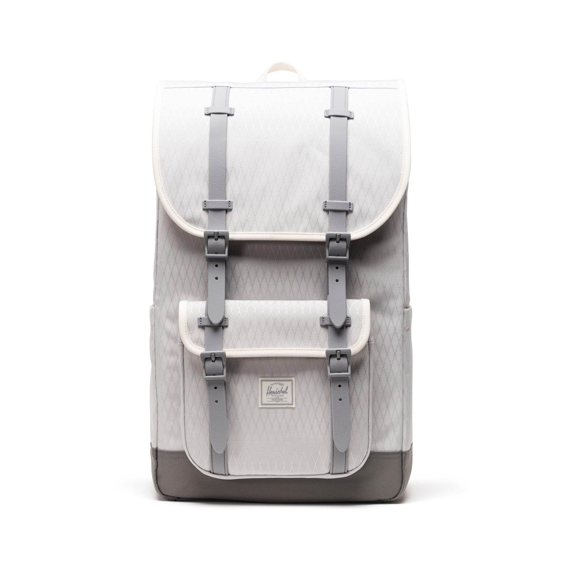 Elmas Dokulu Gri Herschel Little America Su İtici Kumaş Sırt Çantası, 16" Laptop Uyumlu, 30 L