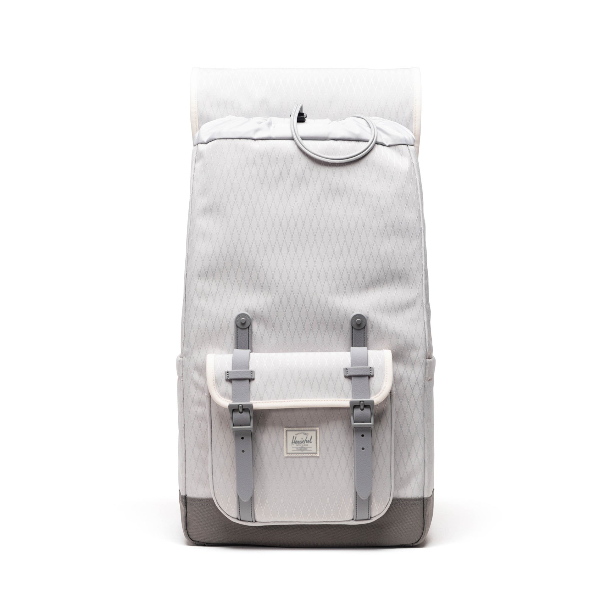 Elmas Dokulu Gri Herschel Little America Su İtici Kumaş Sırt Çantası, 16" Laptop Uyumlu, 30 L
