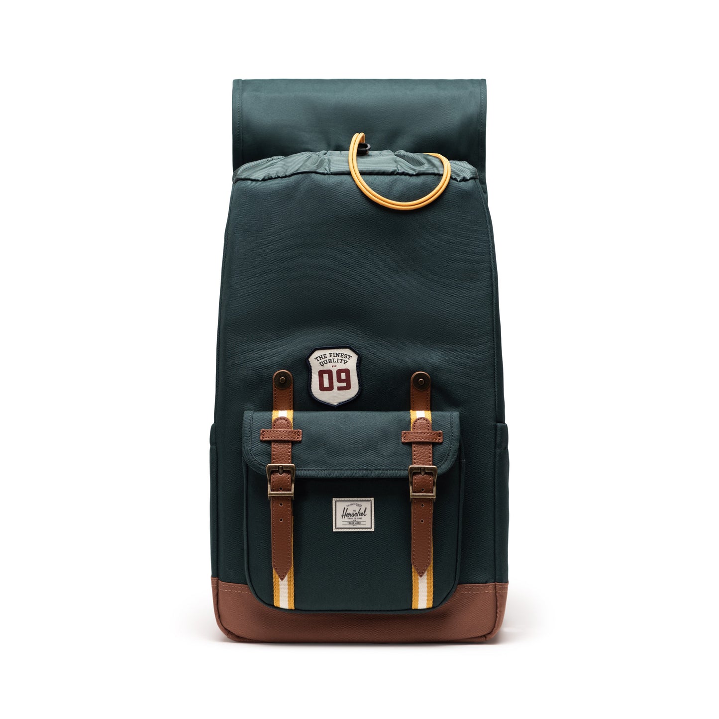 Koyu Yeşil - Pudra Herschel Little America Su İtici Kumaş Sırt Çantası, 16" Laptop Uyumlu, 30 L