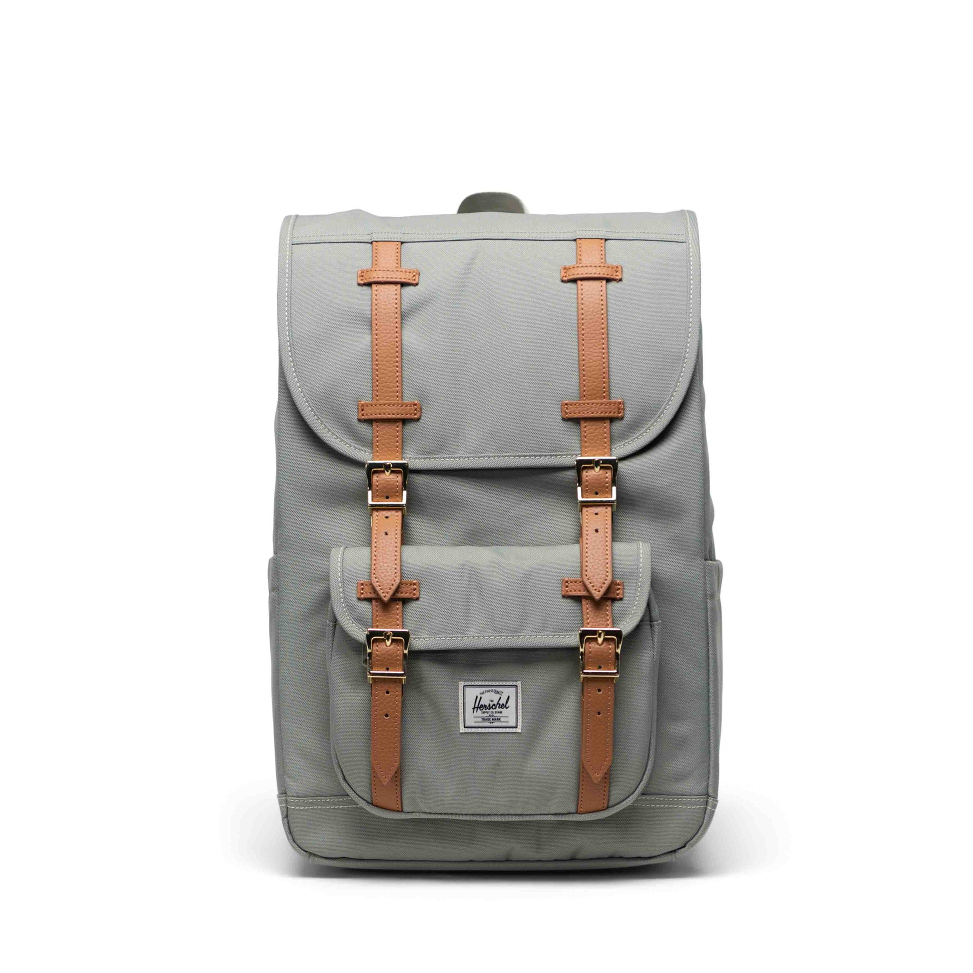 Puslu Yeşil Herschel Little America Orta Boy Su İtici Kumaş Sırt Çantası, 16" Laptop Uyumlu, 21 L