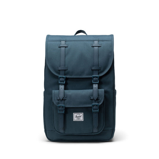Derin Mavi Herschel Little America Orta Boy Su İtici Kumaş Sırt Çantası, 16" Laptop Uyumlu, 21 L
