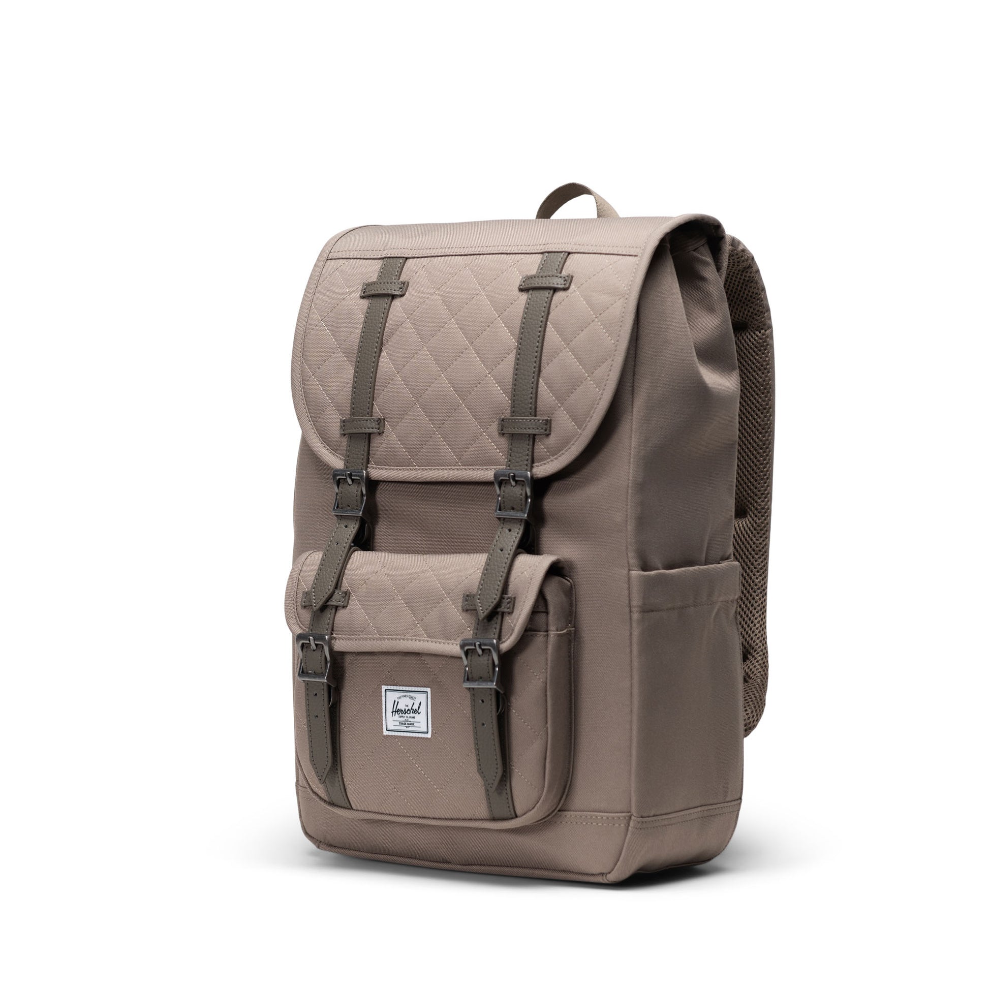 Vizon Kapitone Herschel Little America Orta Boy Su İtici Kumaş Sırt Çantası, 16" Laptop Uyumlu, 21 L