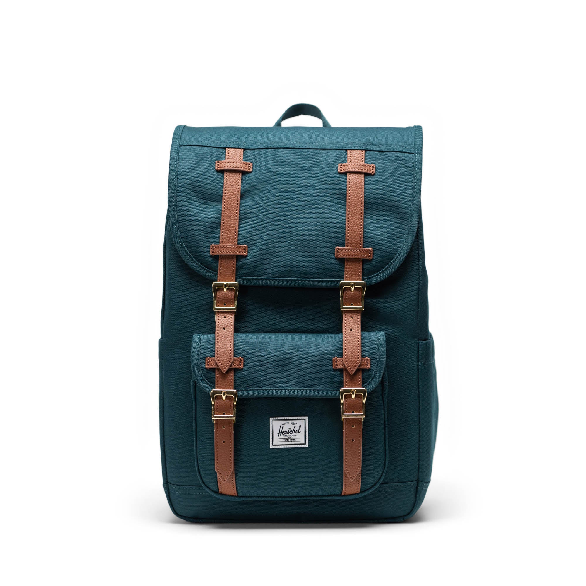 Petrol Mavisi Herschel Little America Orta Boy Su İtici Kumaş Sırt Çantası, 16" Laptop Uyumlu, 21 L
