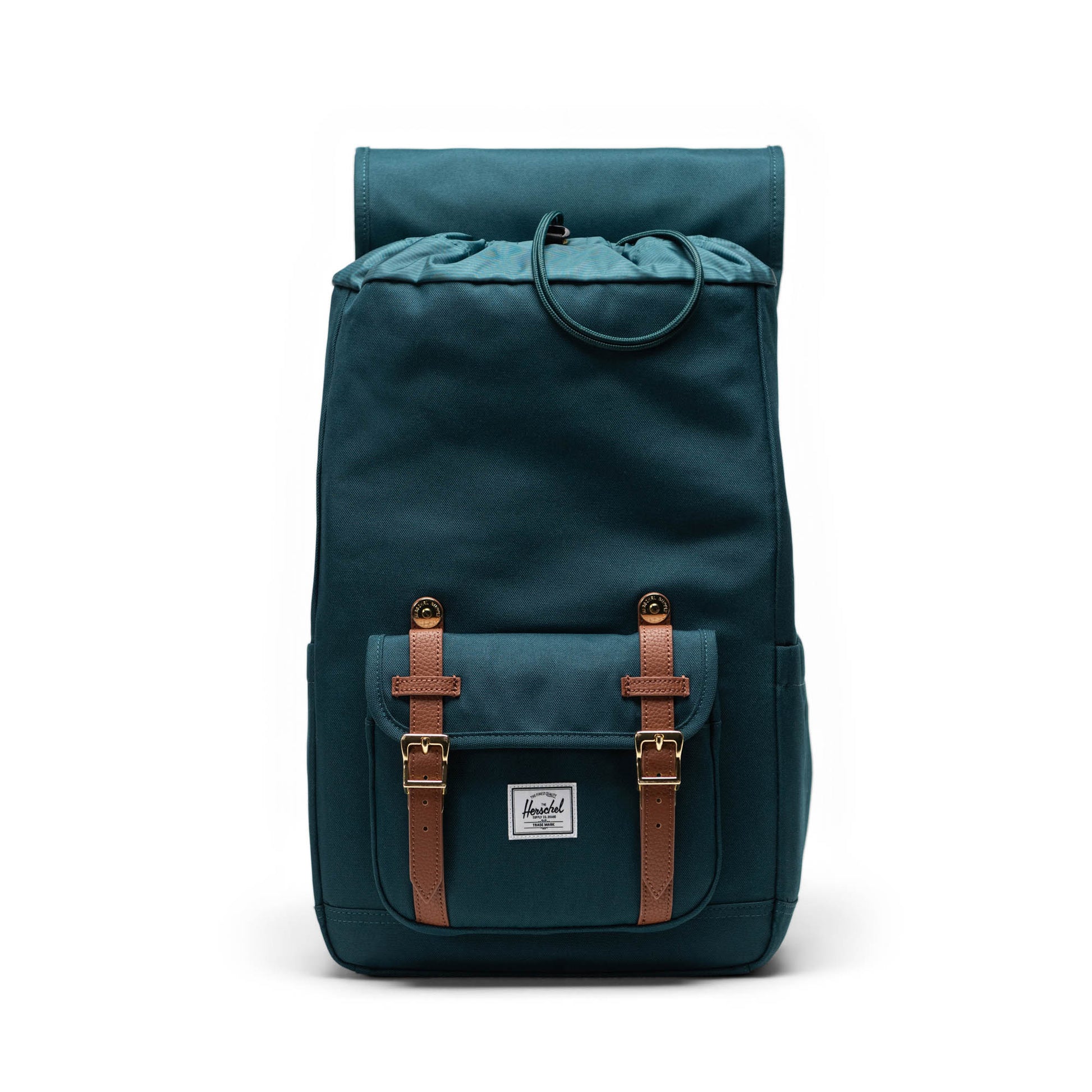 Petrol Mavisi Herschel Little America Orta Boy Su İtici Kumaş Sırt Çantası, 16" Laptop Uyumlu, 21 L