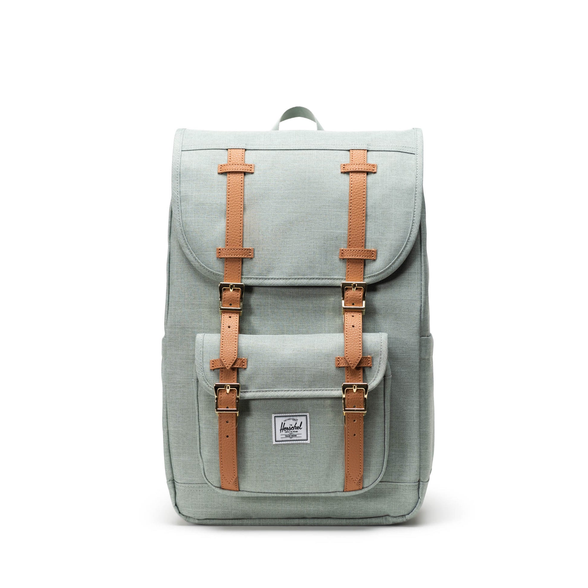 Kırçıllı Mint Yeşili Herschel Little America Orta Boy Su İtici Kumaş Sırt Çantası, 16" Laptop Uyumlu, 21 L