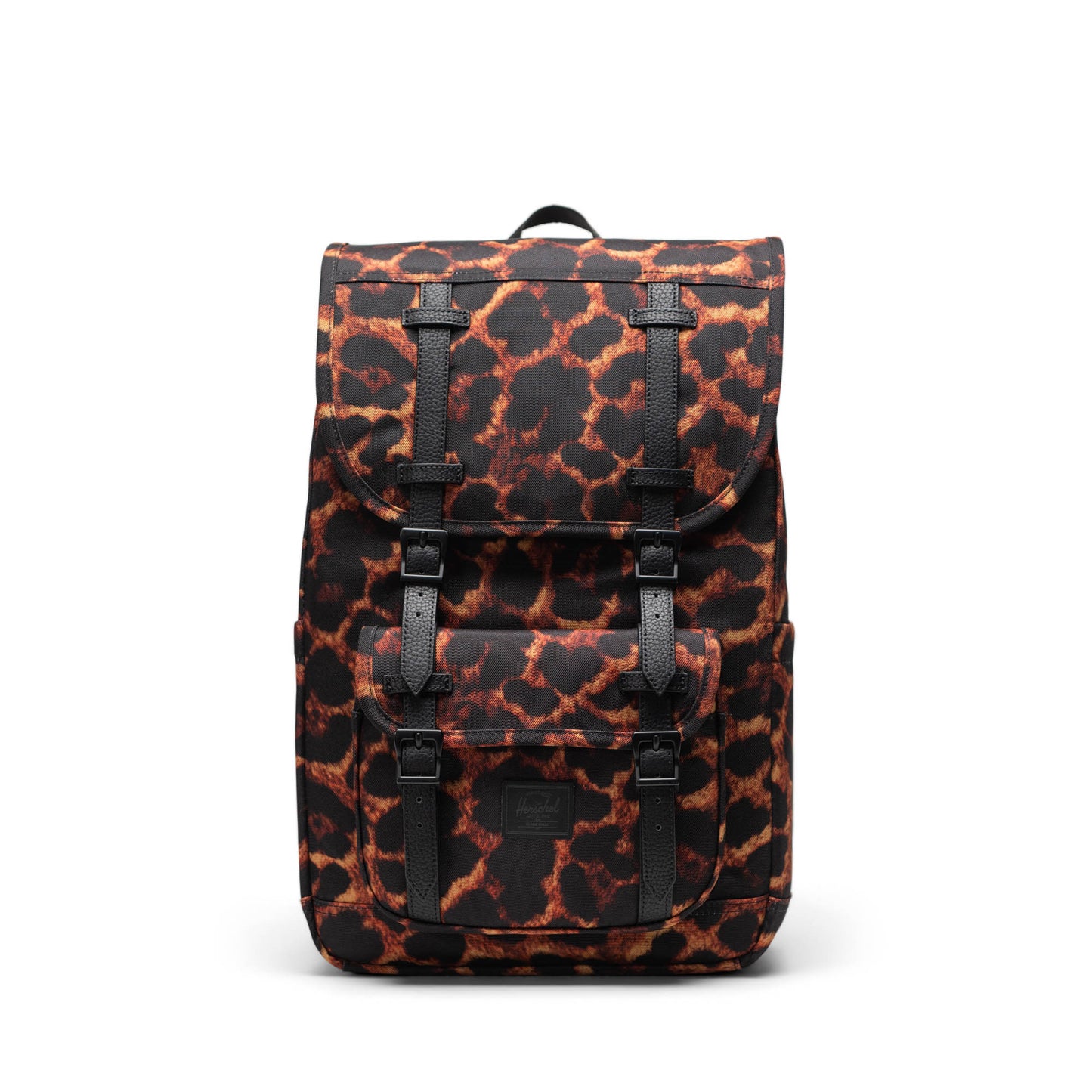 Dijital Leopar Herschel Little America Orta Boy Su İtici Kumaş Sırt Çantası, 16" Laptop Uyumlu, 21 L