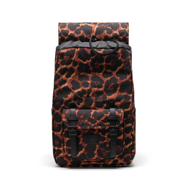 Dijital Leopar Herschel Little America Orta Boy Su İtici Kumaş Sırt Çantası, 16" Laptop Uyumlu, 21 L