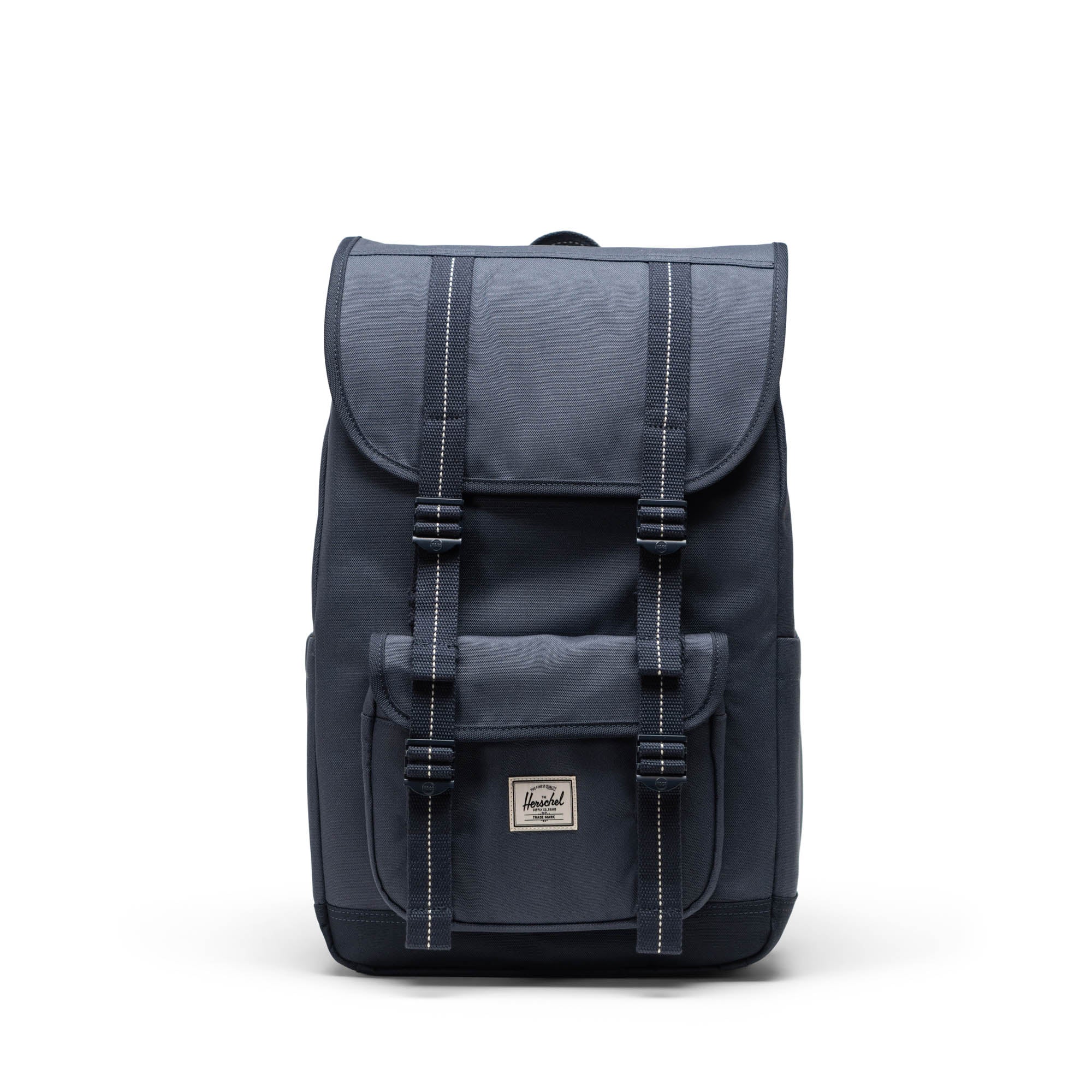 Gece Mavisi Herschel Little America Orta Boy Su İtici Kumaş Sırt Çantası, 16" Laptop Uyumlu, 21 L