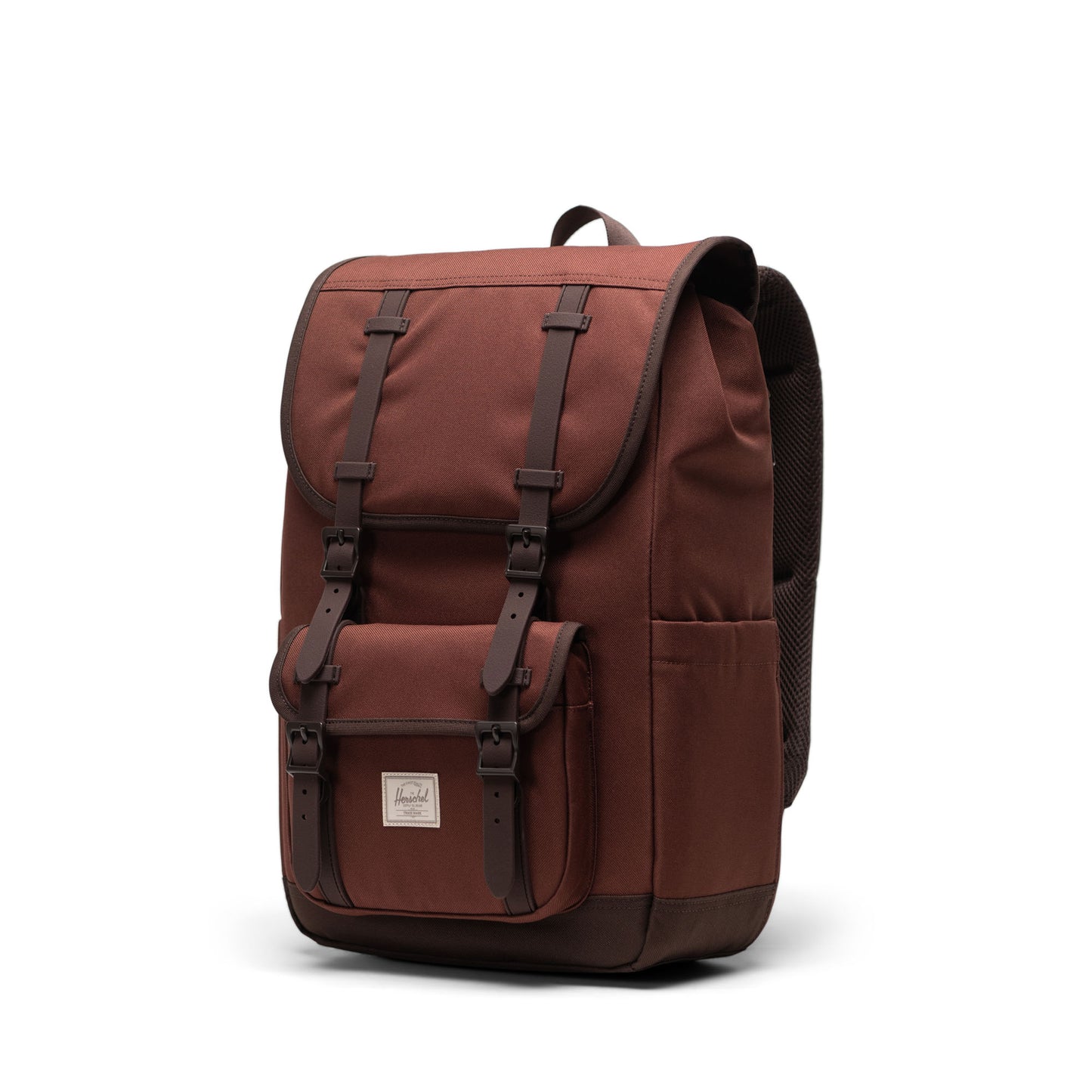 Koyu Kahve Herschel Little America Orta Boy Su İtici Kumaş Sırt Çantası, 16" Laptop Uyumlu, 21 L