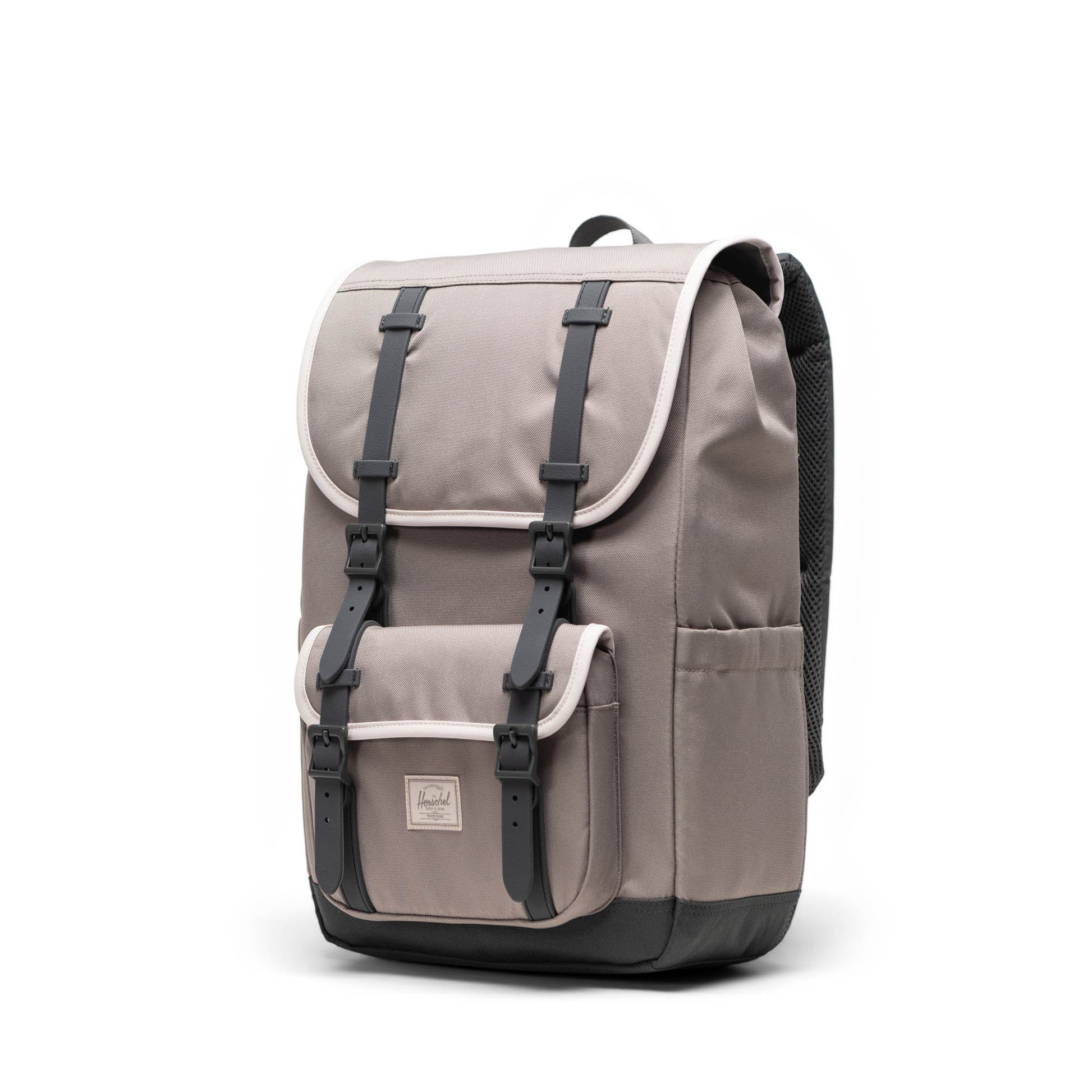 Gri Antrasit Herschel Little America Orta Boy Su İtici Kumaş Sırt Çantası, 16" Laptop Uyumlu, 21 L