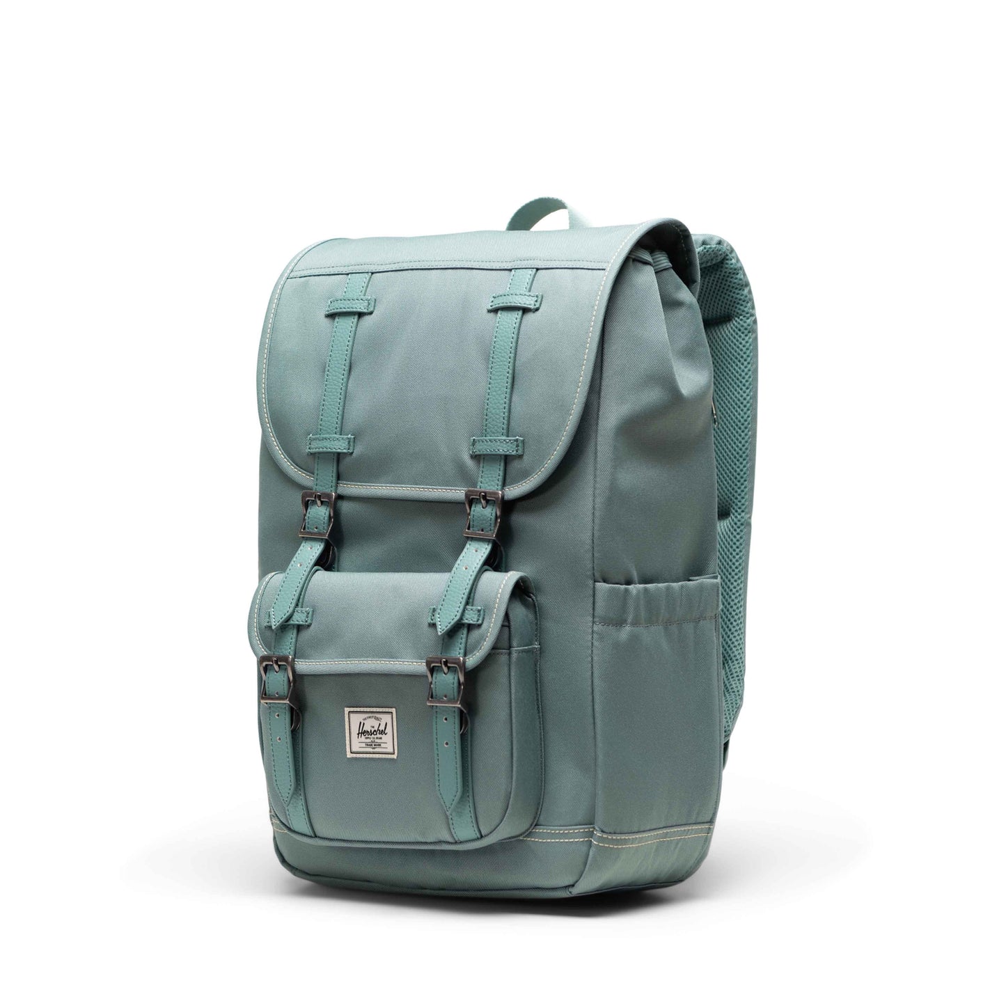 Pastel Adaçayı Herschel Little America Orta Boy Su İtici Kumaş Sırt Çantası, 16" Laptop Uyumlu, 21 L