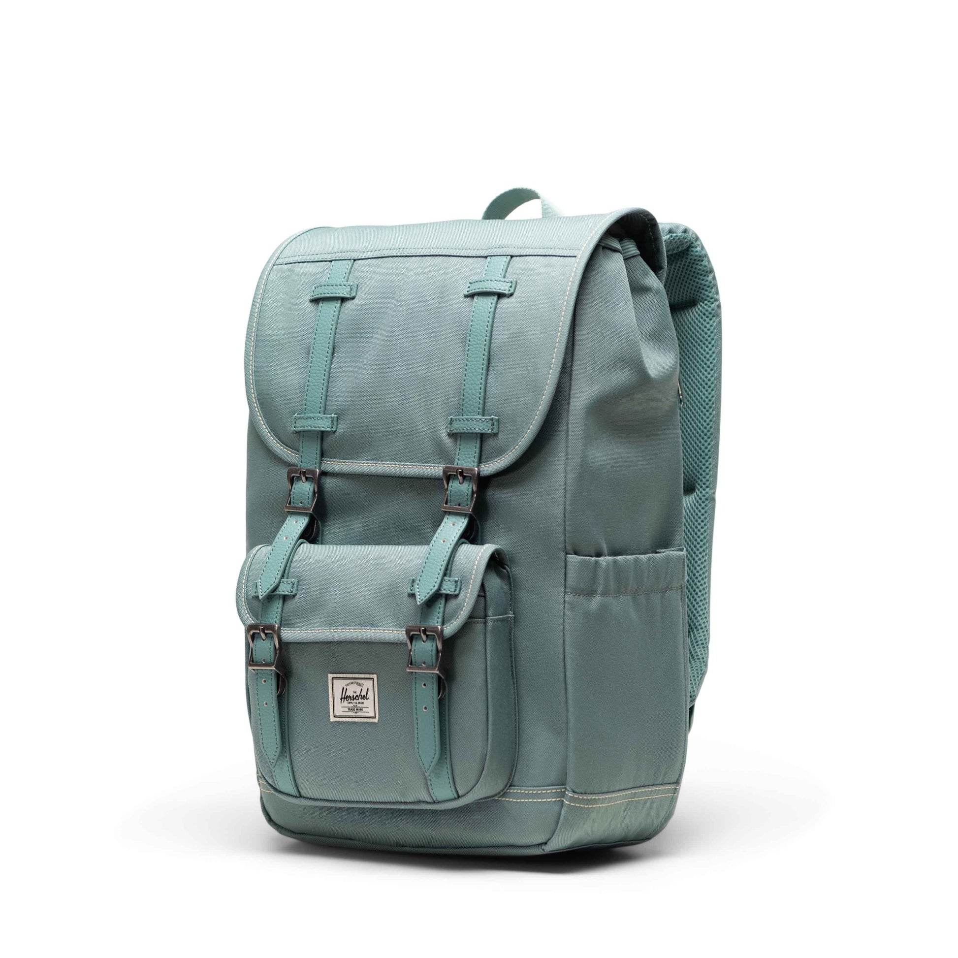 Pastel Adaçayı Herschel Little America Orta Boy Su İtici Kumaş Sırt Çantası, 16" Laptop Uyumlu, 21 L