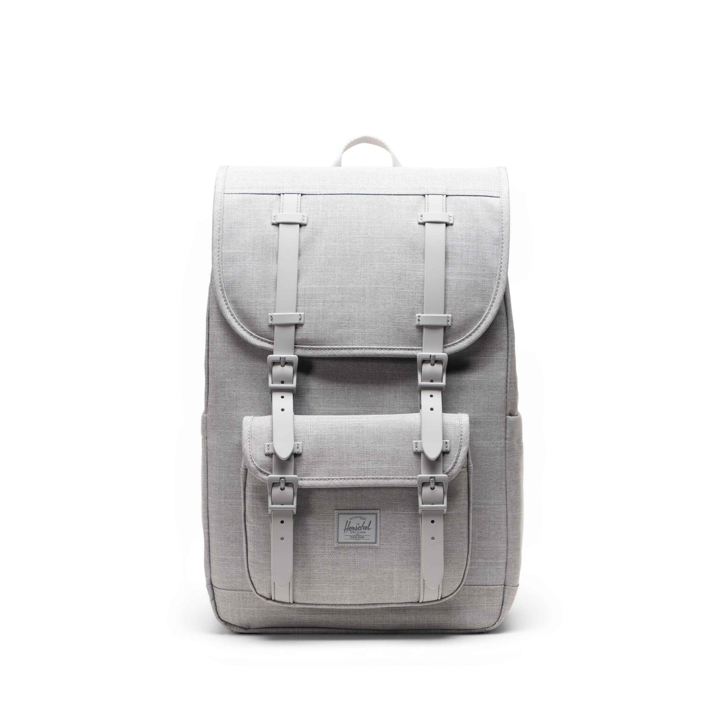 Kırçıllı Keten Gri Herschel Little America Orta Boy Su İtici Kumaş Sırt Çantası, 16" Laptop Uyumlu, 21 L