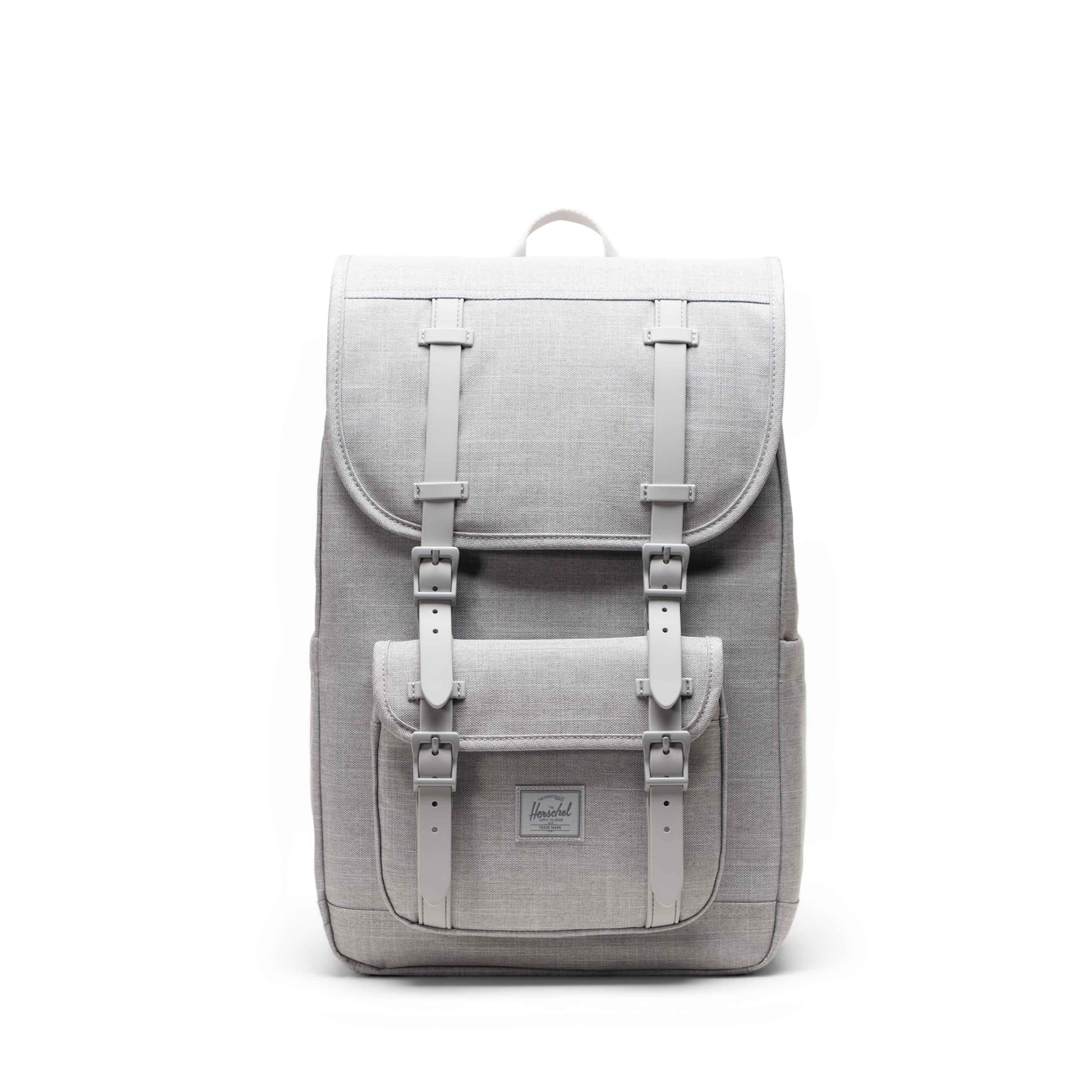 Kırçıllı Keten Gri Herschel Little America Orta Boy Su İtici Kumaş Sırt Çantası, 16" Laptop Uyumlu, 21 L