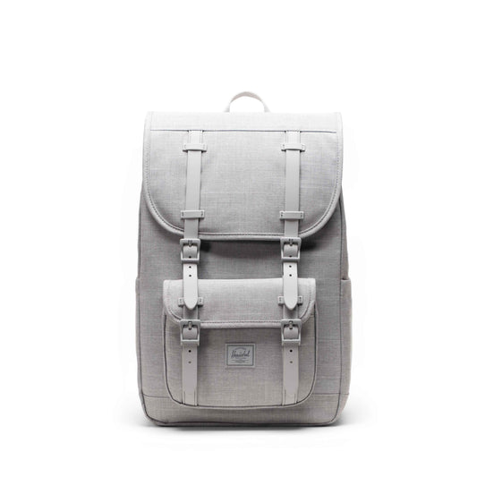 Kırçıllı Keten Gri Herschel Little America Orta Boy Su İtici Kumaş Sırt Çantası, 16" Laptop Uyumlu, 21 L
