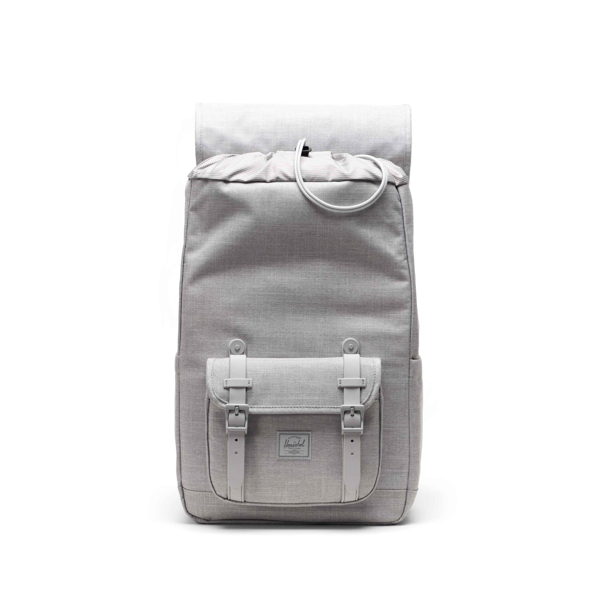 Kırçıllı Keten Gri Herschel Little America Orta Boy Su İtici Kumaş Sırt Çantası, 16" Laptop Uyumlu, 21 L