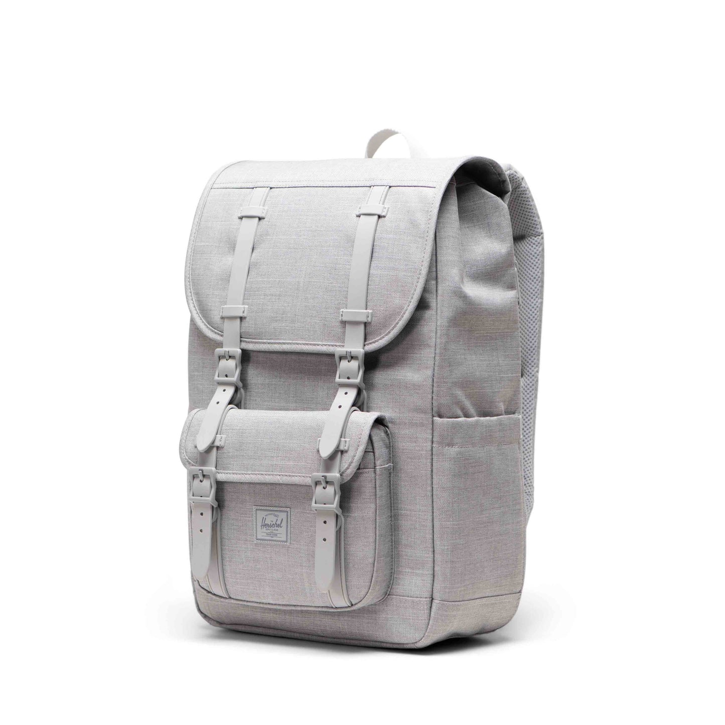 Kırçıllı Keten Gri Herschel Little America Orta Boy Su İtici Kumaş Sırt Çantası, 16" Laptop Uyumlu, 21 L
