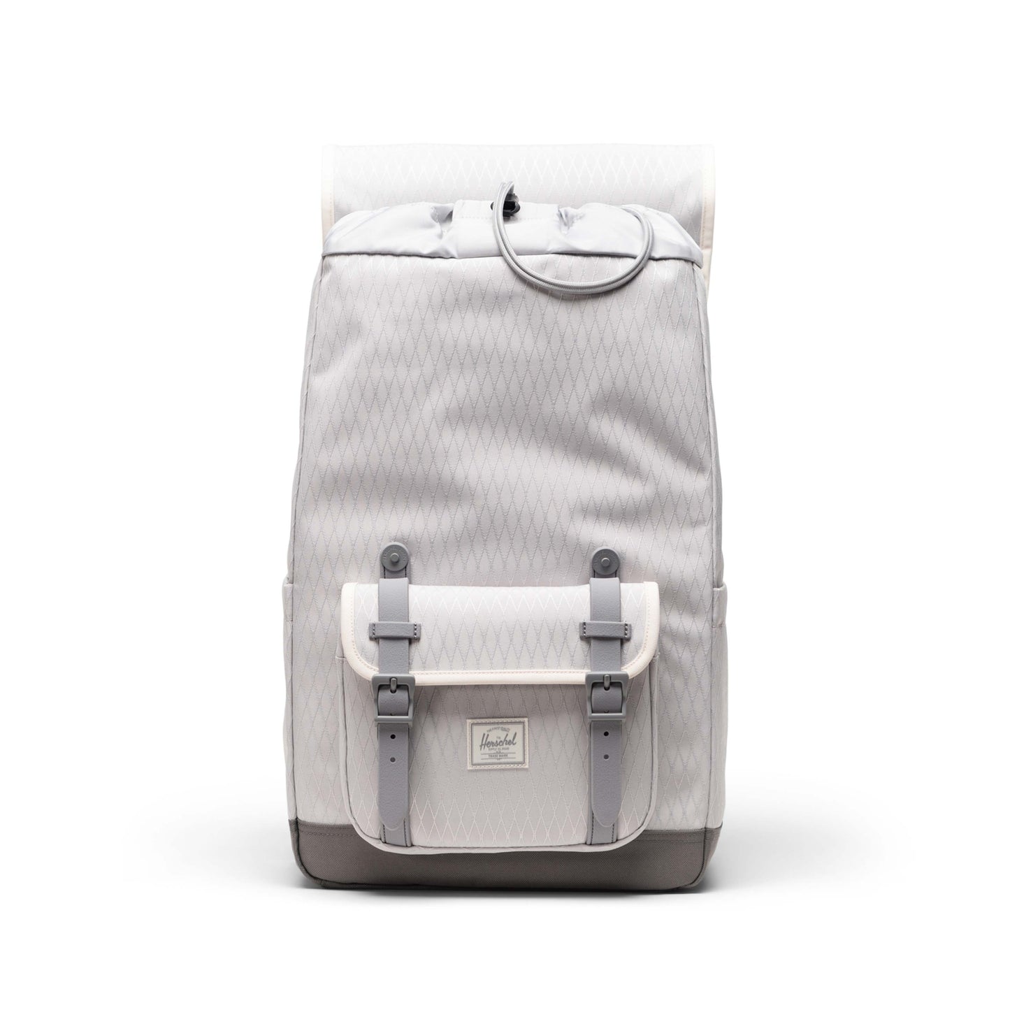 Elmas Dokulu Gri Herschel Little America Orta Boy Su İtici Kumaş Sırt Çantası, 16" Laptop Uyumlu, 21 L